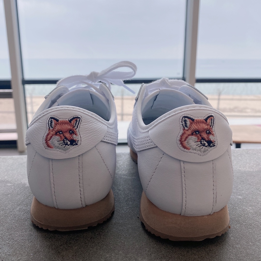 Puma x Maison Kitsune Roma White 착용 스타일
