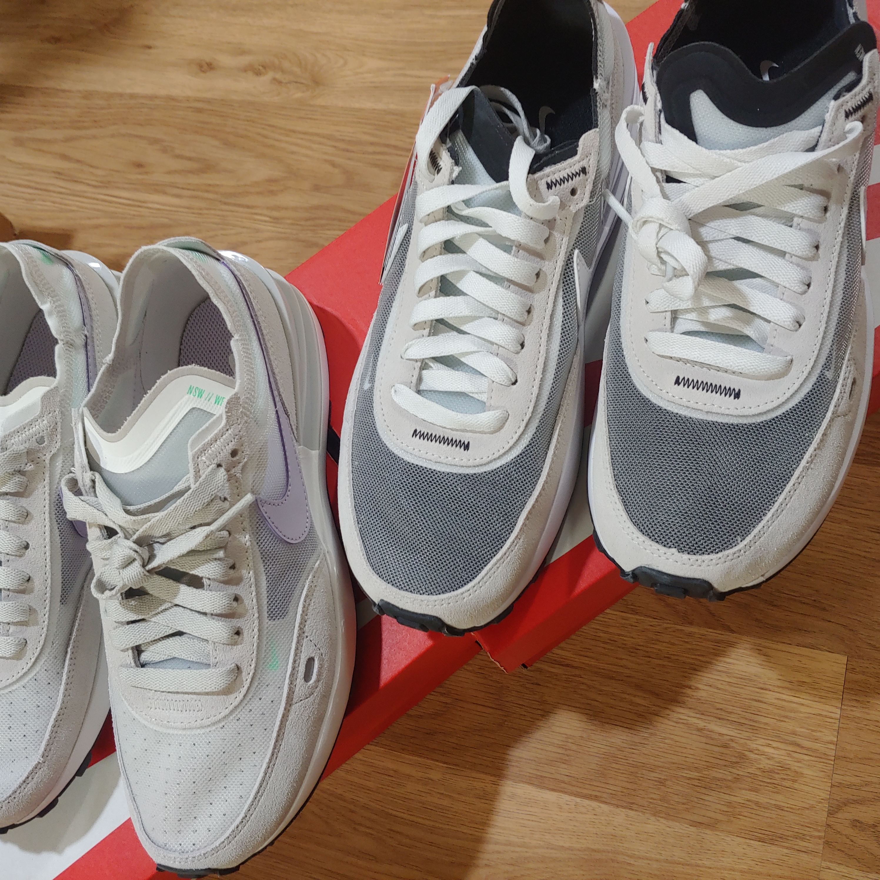 Nike Waffle One Infinite Lilac, (W) Nike Waffle One Underbrush 착용 스타일 - 3