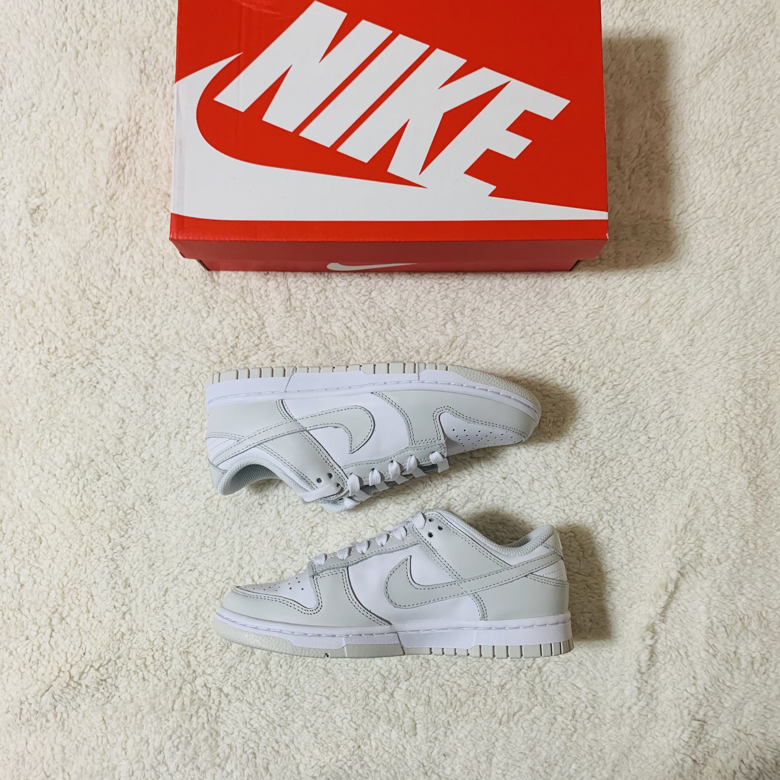 (W) Nike Dunk Low Photon Dust 착용 스타일