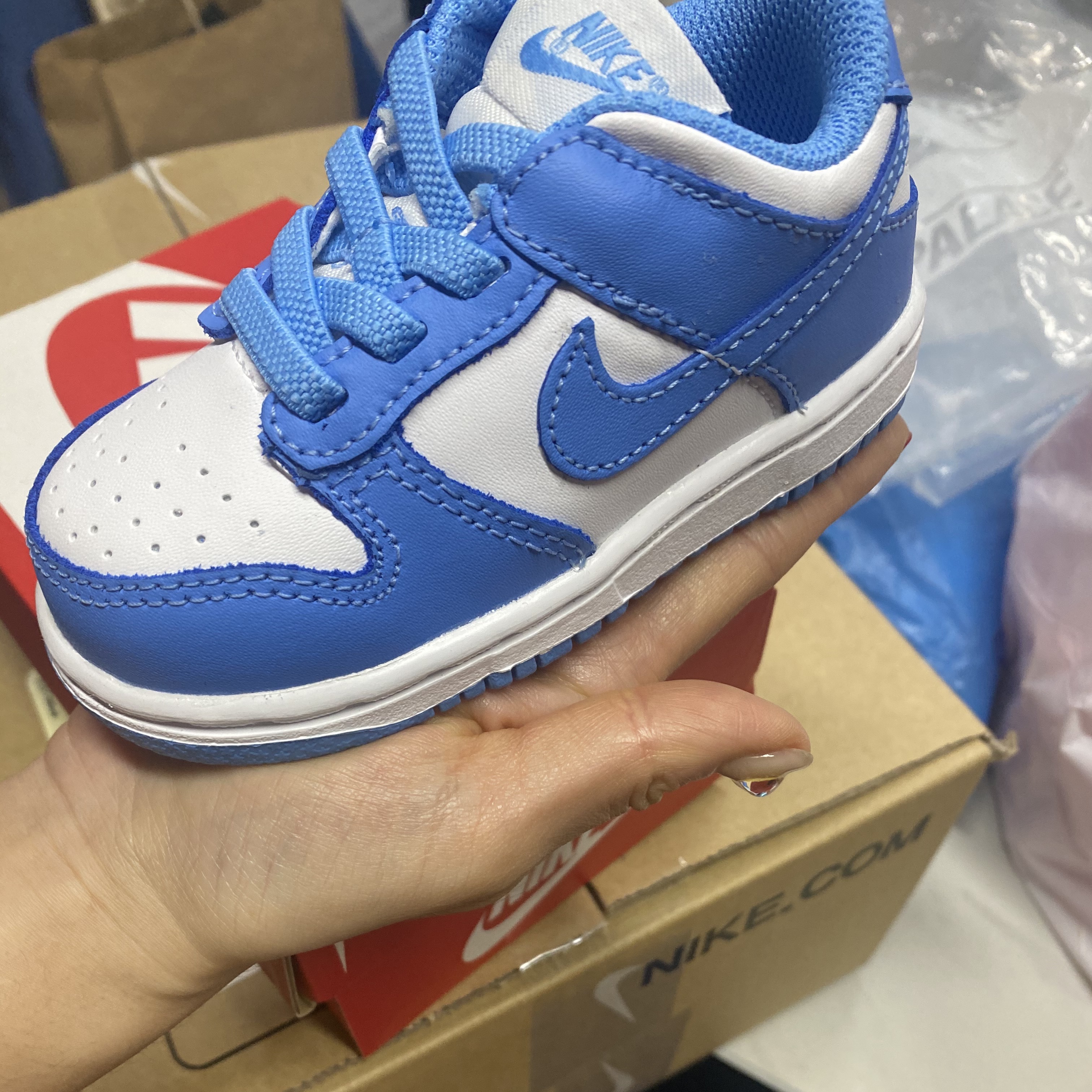 (TD) Nike Dunk Low University Blue 착용 스타일