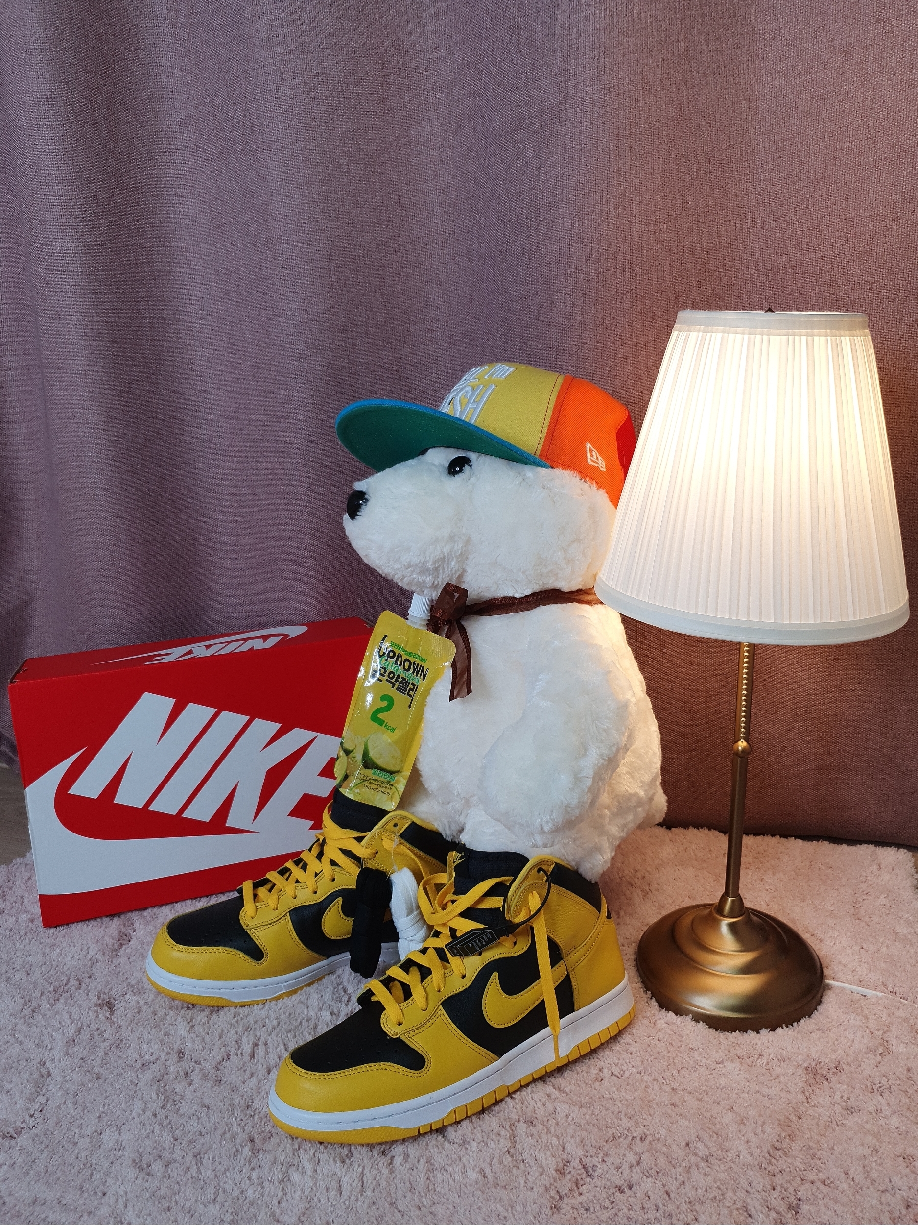 Nike Dunk High SP Varsity Maize 착용 스타일 - 5
