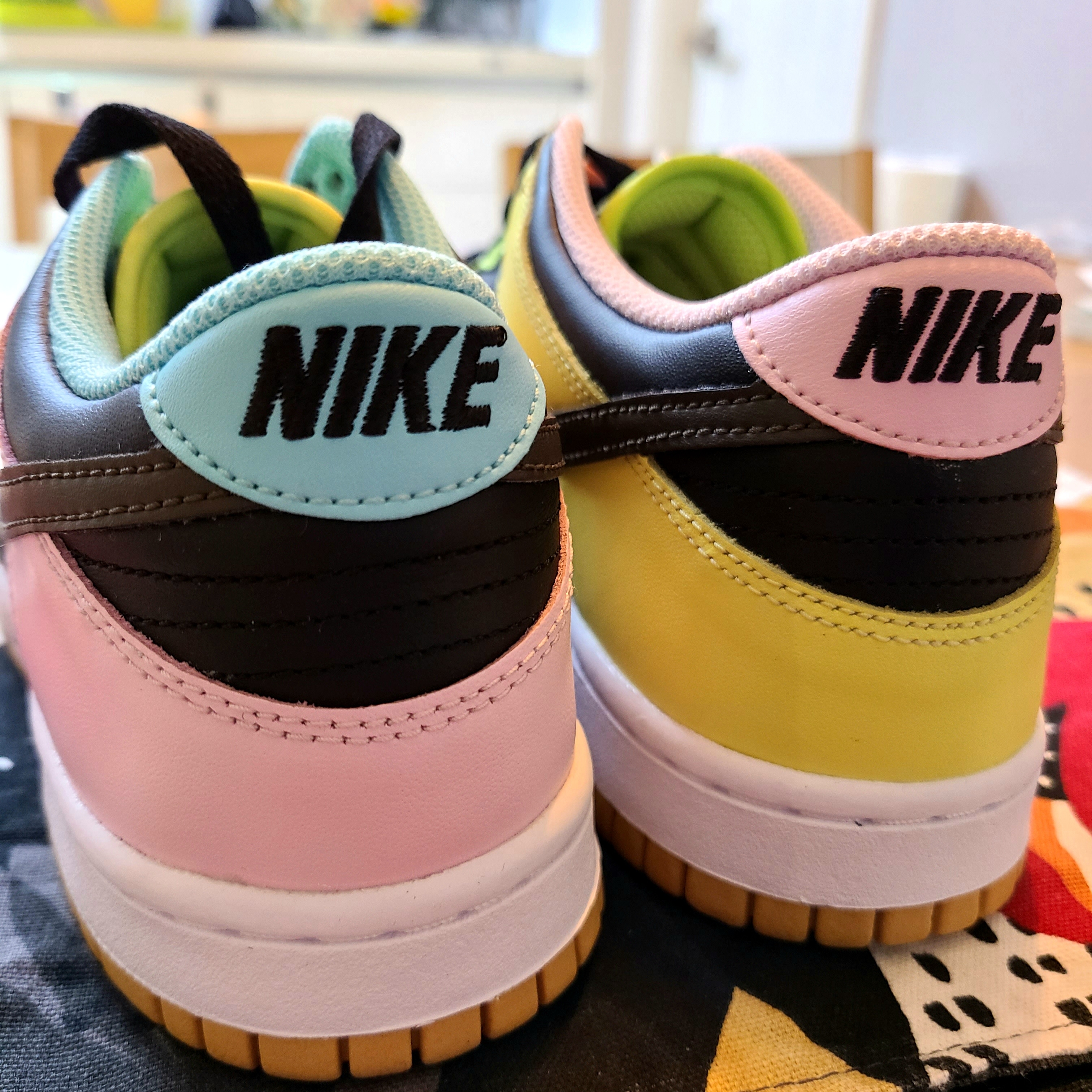 (GS) Nike Dunk Low SE Free.99 Black, Nike Dunk Low SE Free.99 Black 착용 스타일 - 5