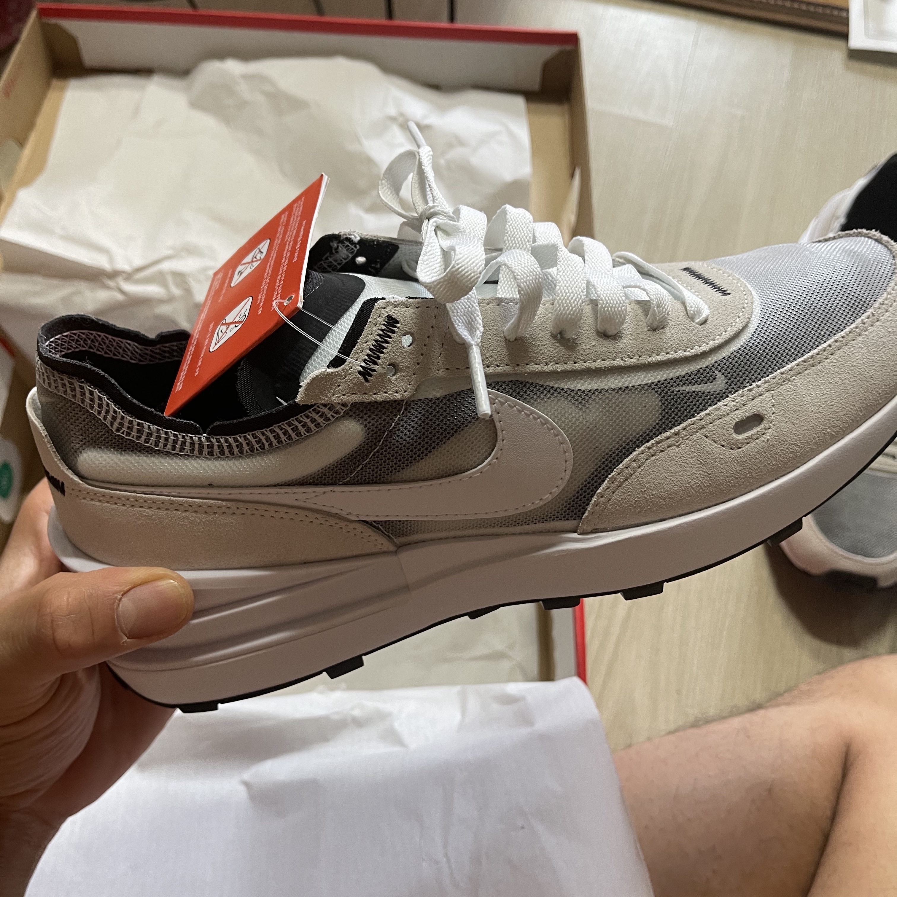 Nike x Sacai VaporWaffle Dark Iris, Nike Waffle One Infinite Lilac 착용 스타일 - 2