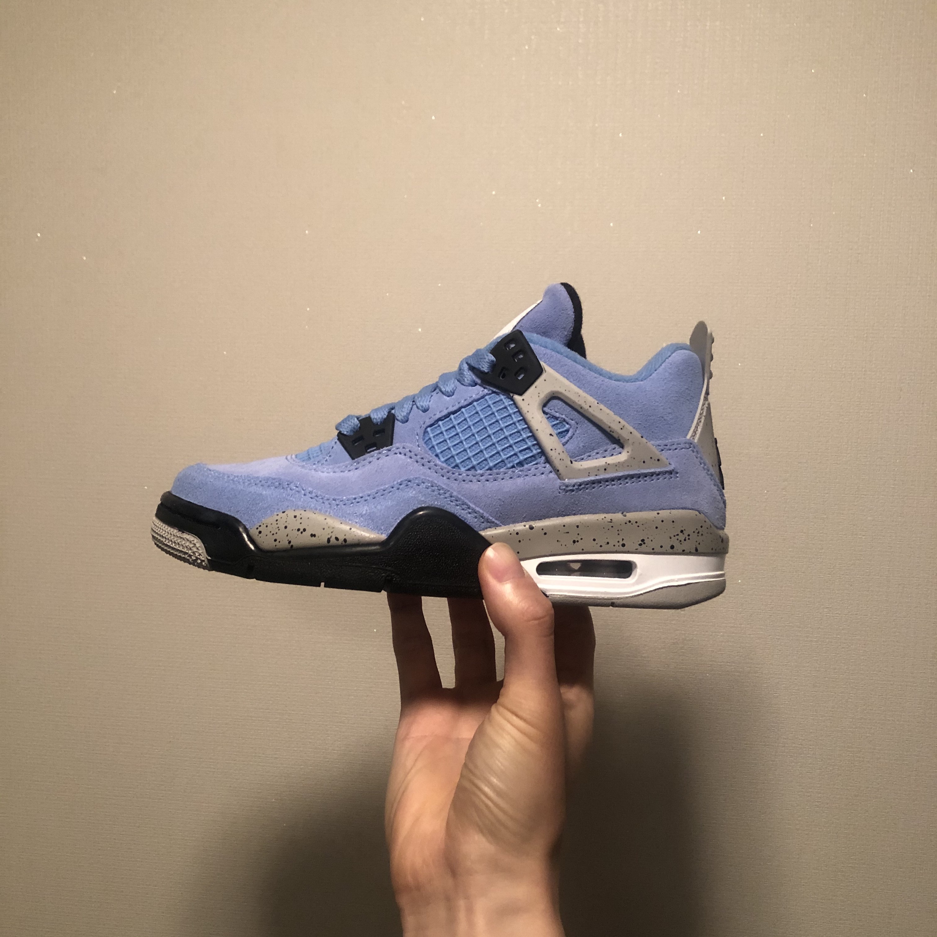 (GS) Jordan 4 Retro University Blue 착용 스타일