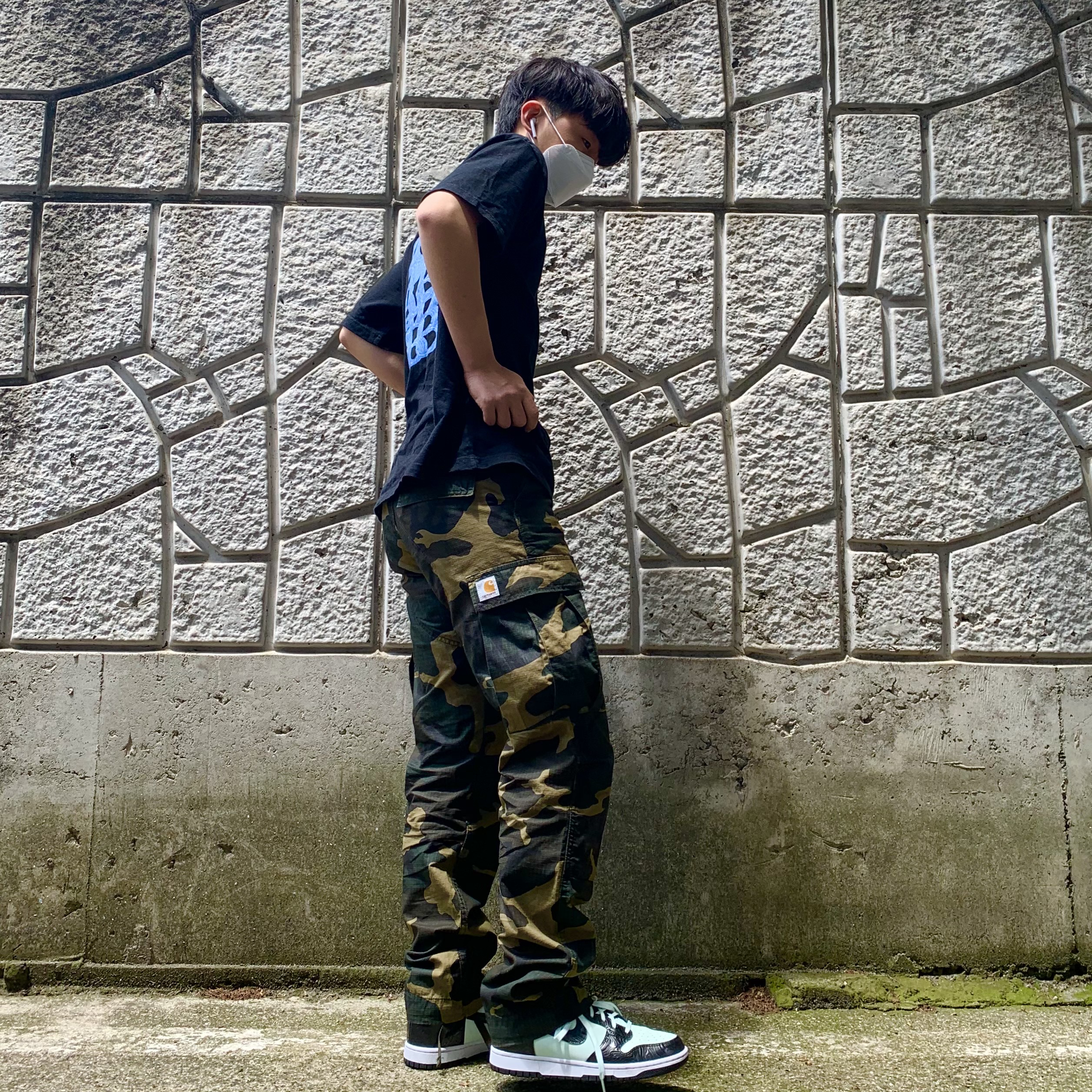 Nike Dunk High Barely Green 착용 스타일