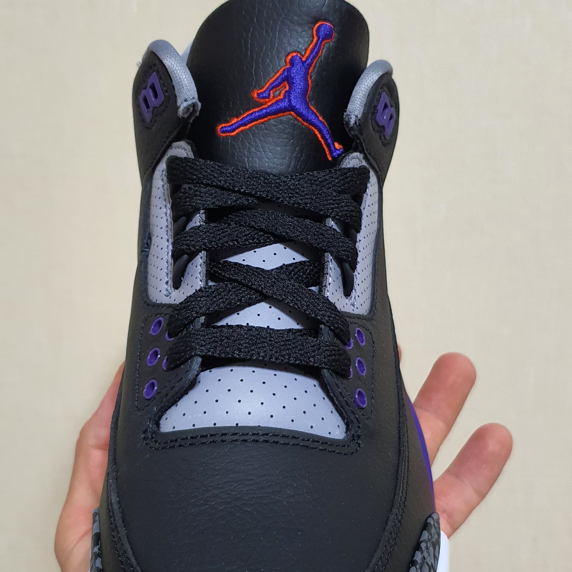 Jordan 3 Retro Court Purple 착용 스타일