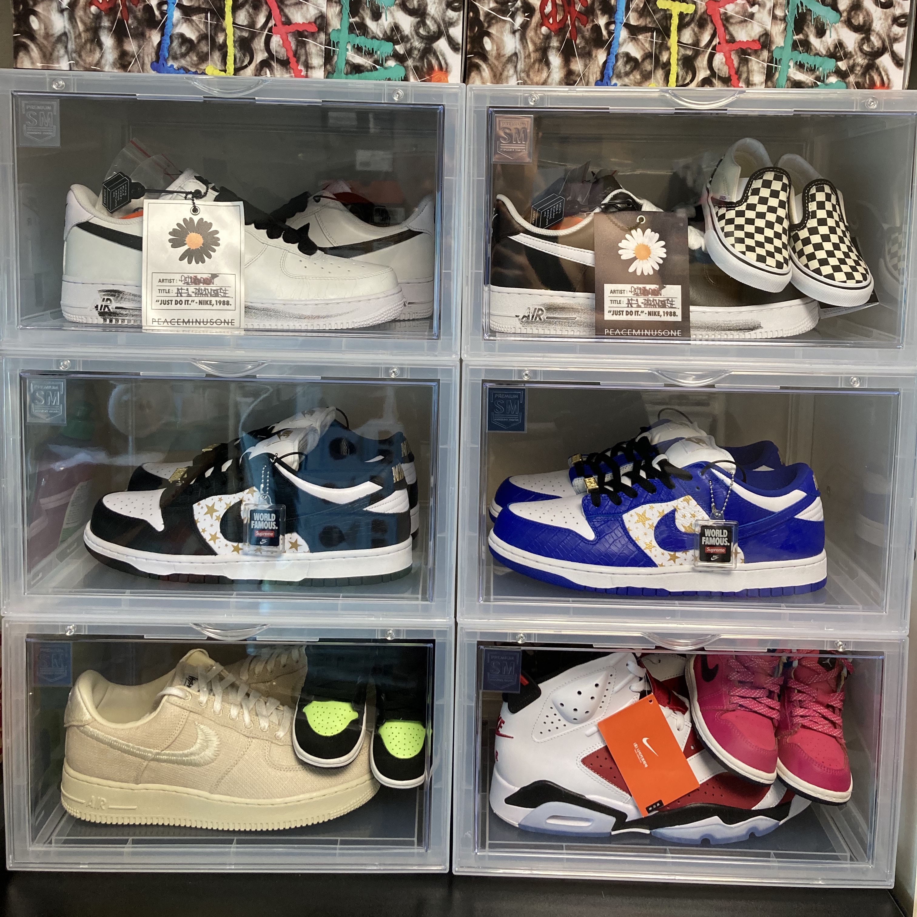 Nike x Supreme SB Dunk Low Black, Nike x Supreme SB Dunk Low Hyper Blue 착용 스타일