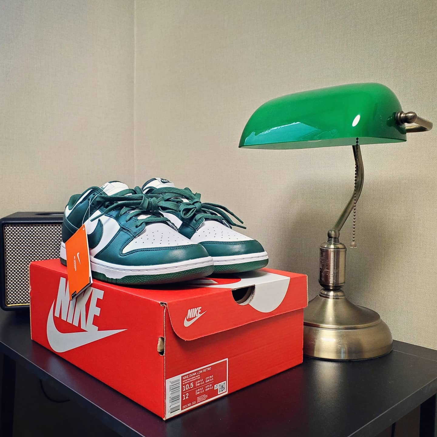 Nike Dunk Low Retro Varsity Green 착용 스타일 - 2