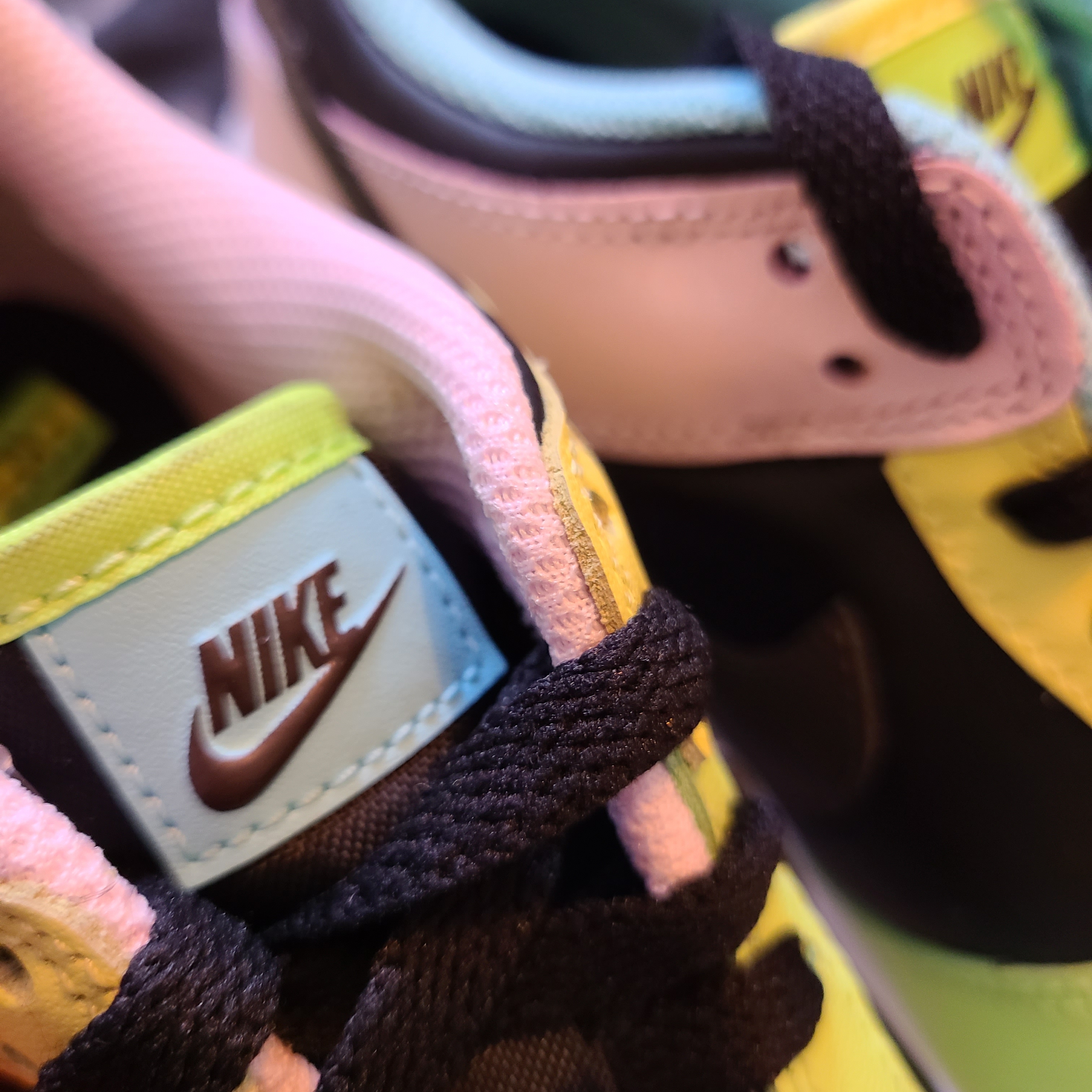 (GS) Nike Dunk Low SE Free.99 Black, Nike Dunk Low SE Free.99 Black 착용 스타일 - 1