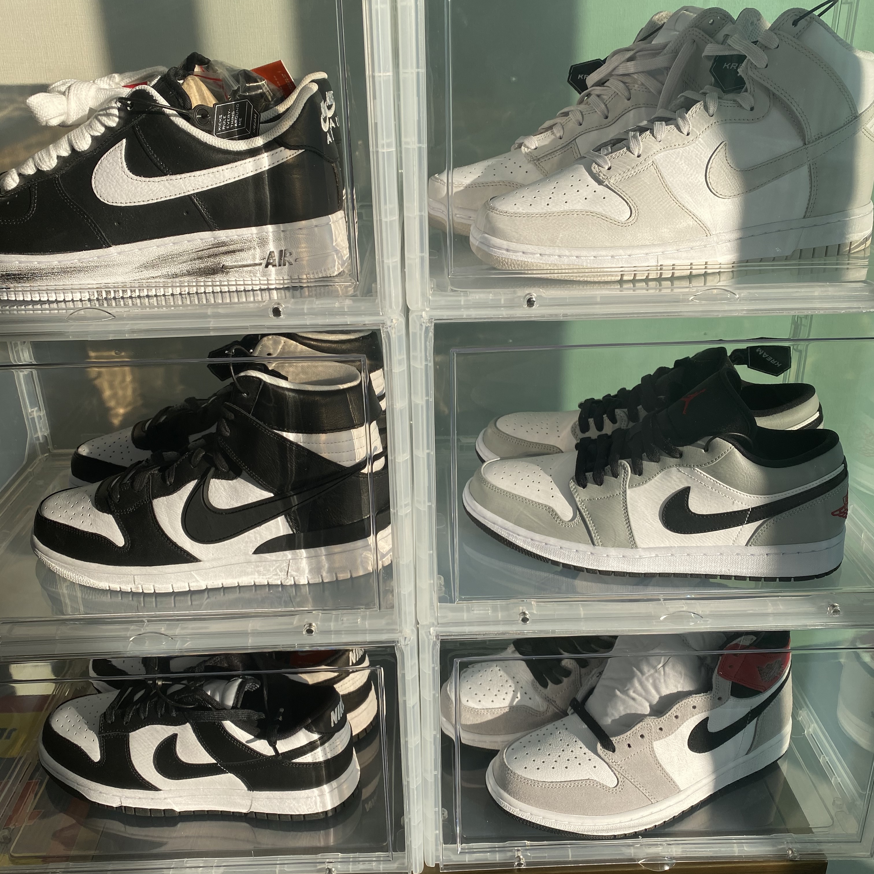 Nike x Ambush Dunk High Black, Nike Dunk Low Retro Black 착용 스타일
