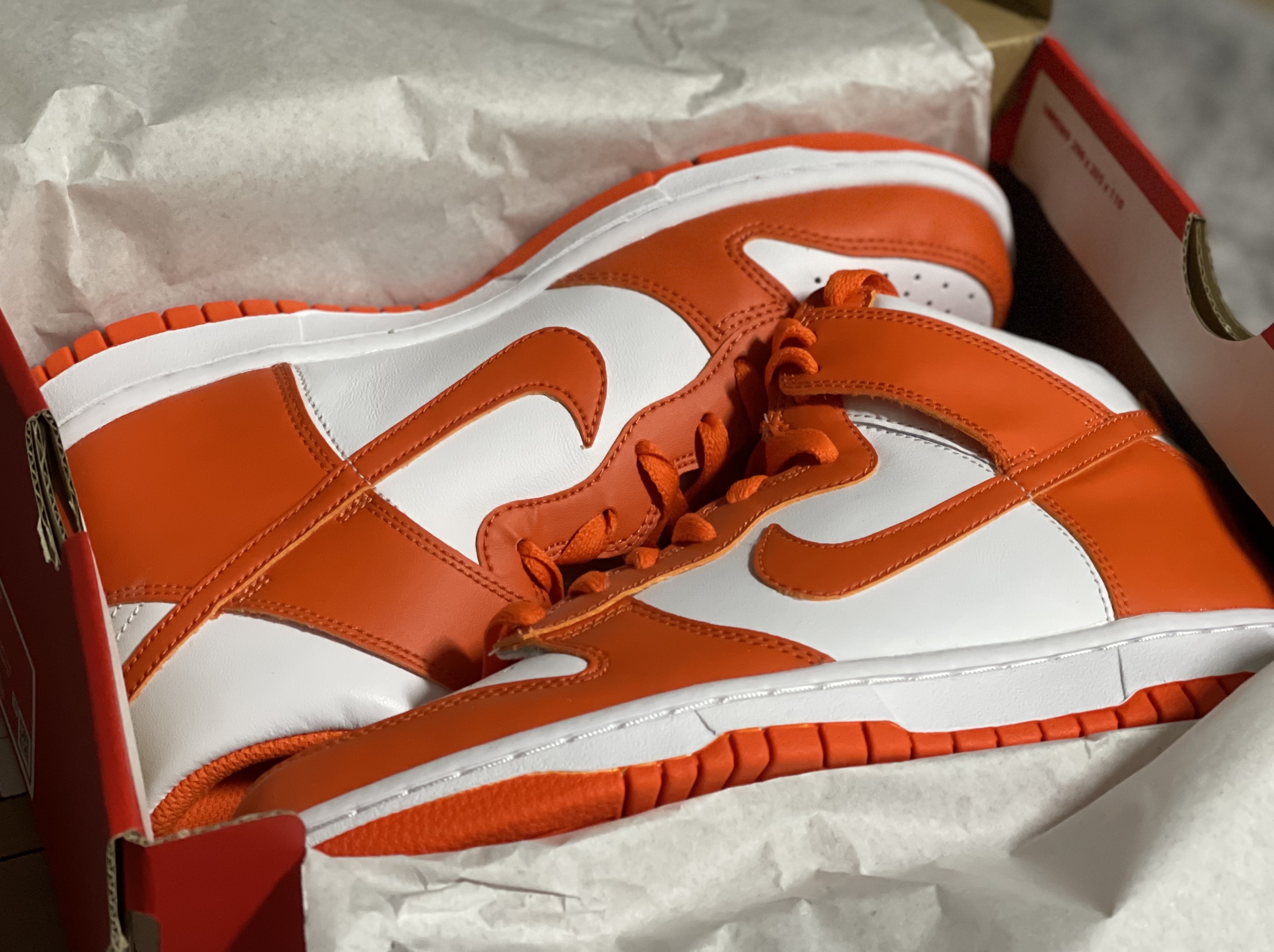 (GS) Nike Dunk High Orange Blaze, Nike Dunk High Retro Orange Blaze 착용 스타일 - 3