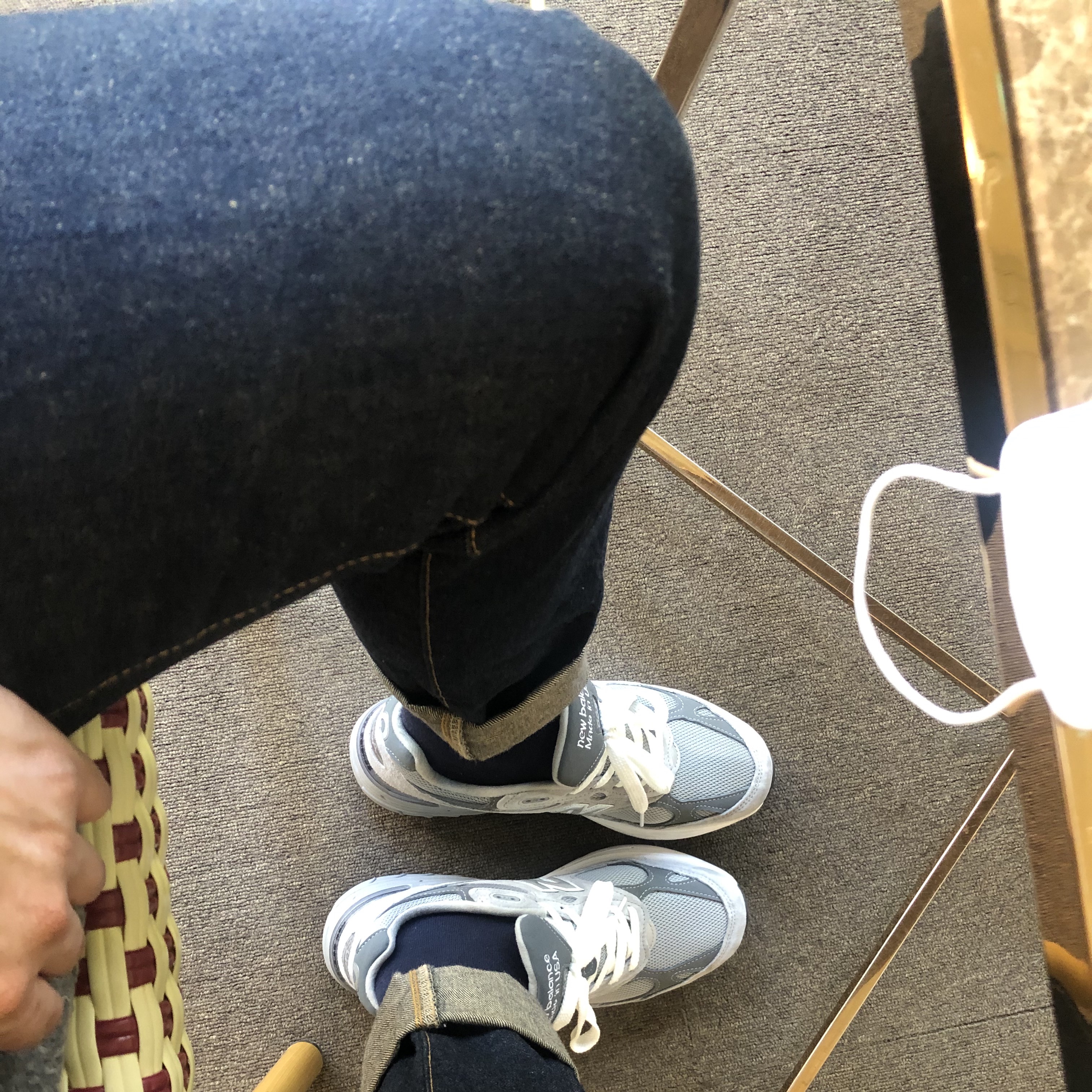New Balance 993 Made in USA Grey - D Standard 착용 스타일