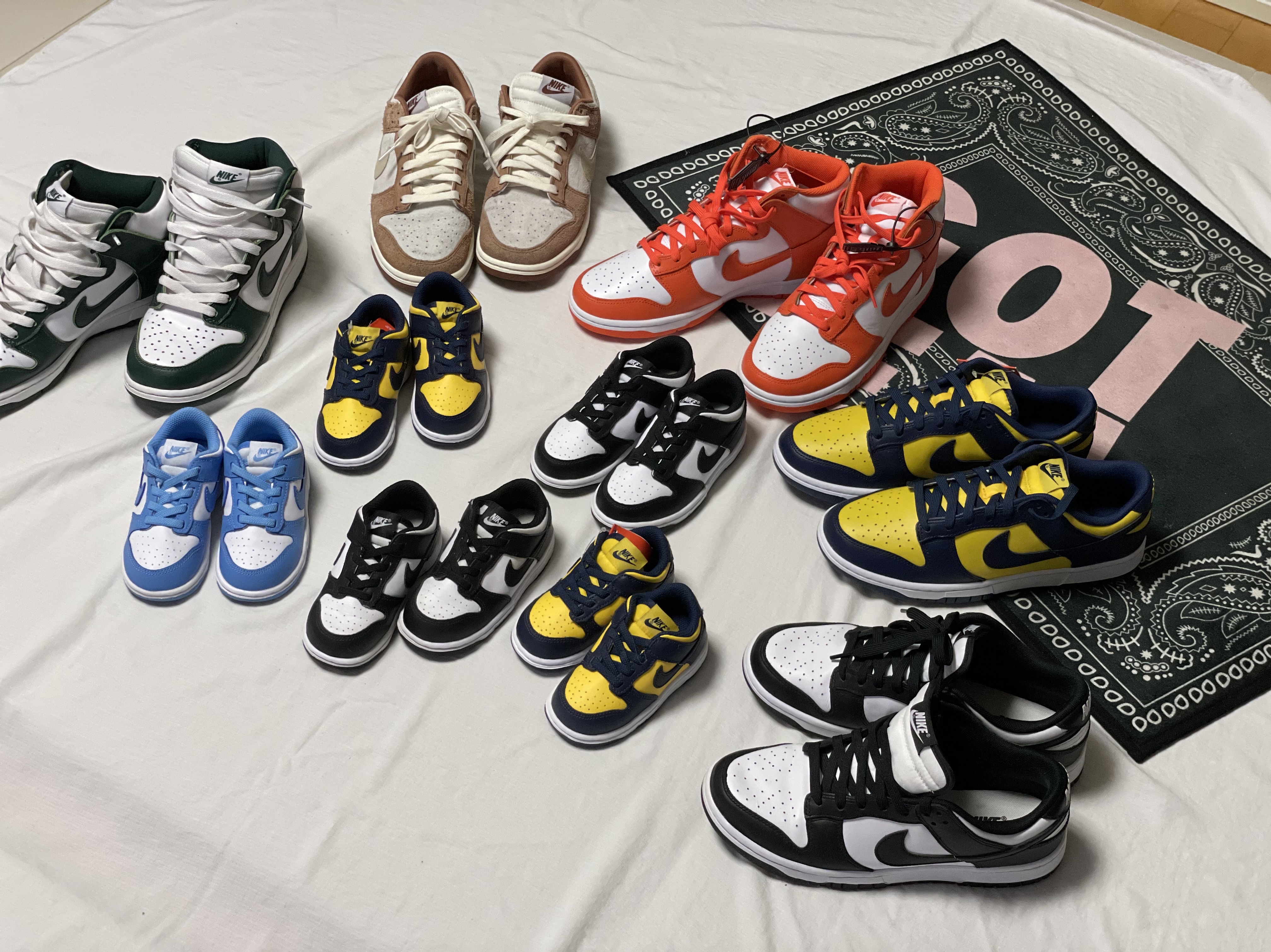 Nike Dunk Low Retro Black, (TD) Nike Dunk Low Black 착용 스타일