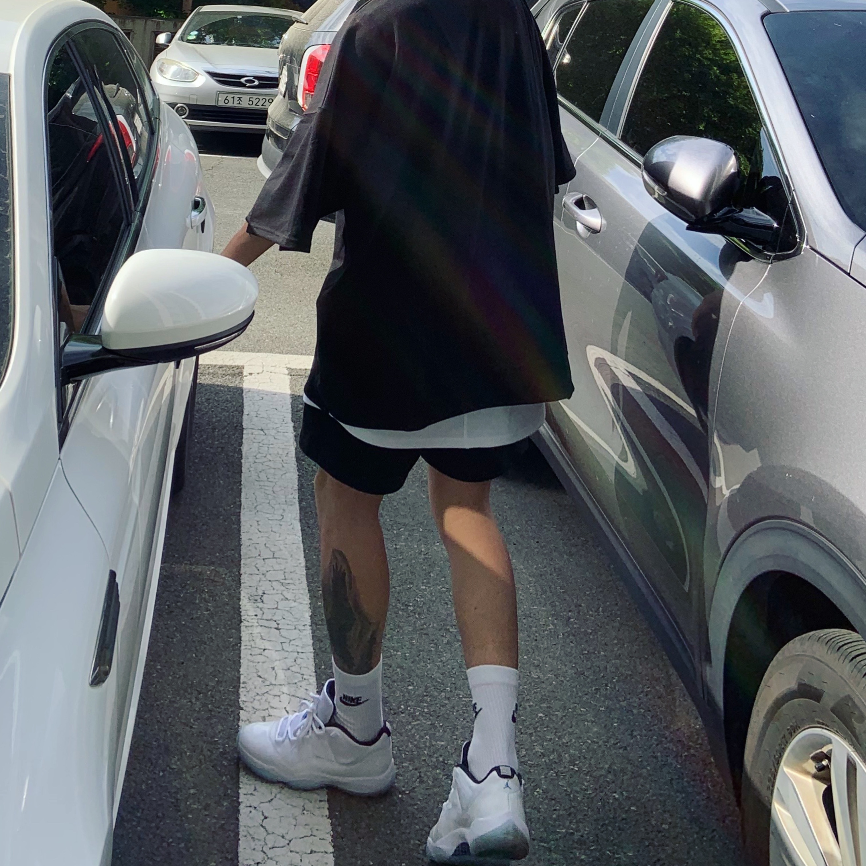 Jordan 11 Retro Low Legend Blue 착용 스타일
