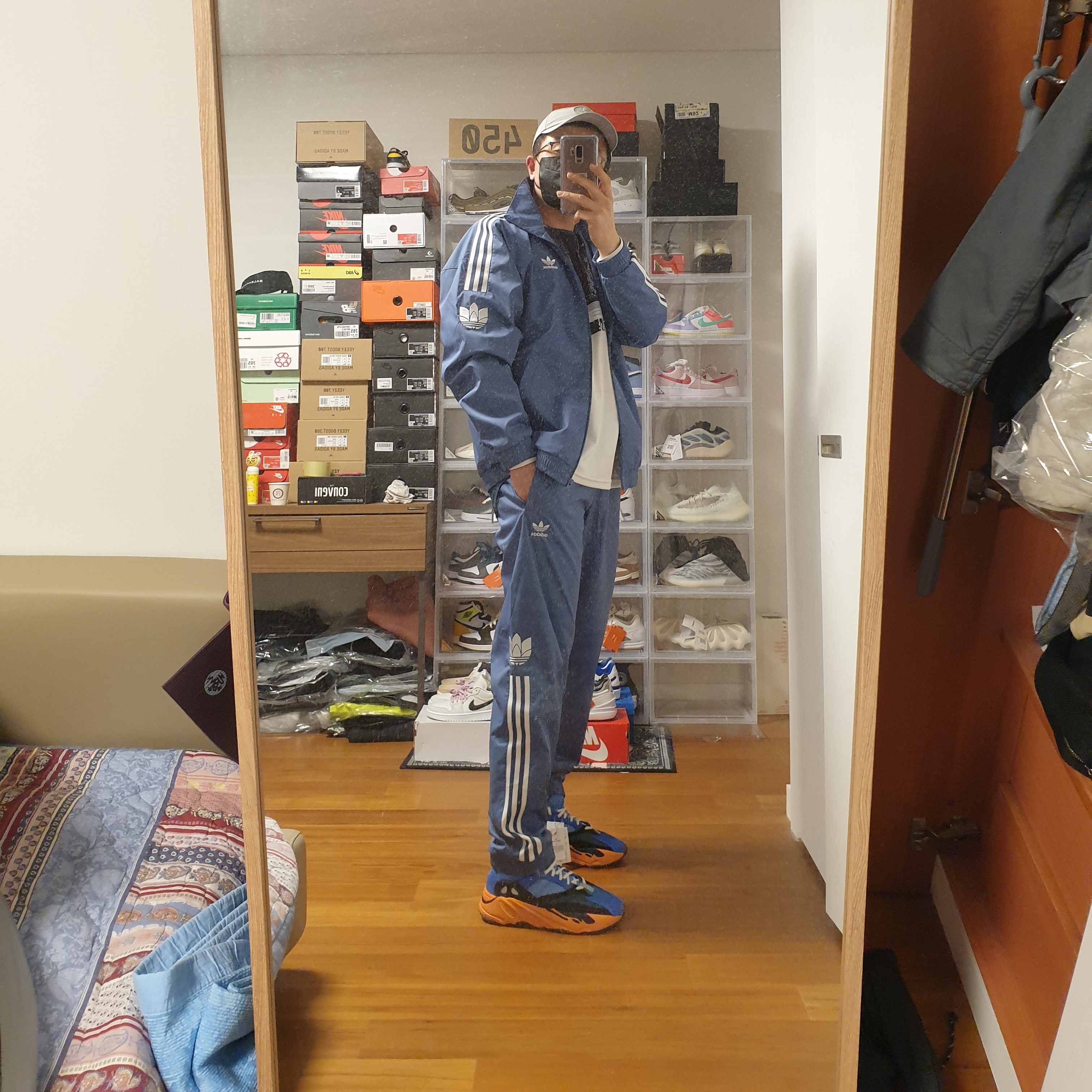 Nike x Cav Empt Long Sleeve Graphic Shirt Jersey, Adidas Yeezy Boost 700 Bright Blue 착용 스타일 - 3