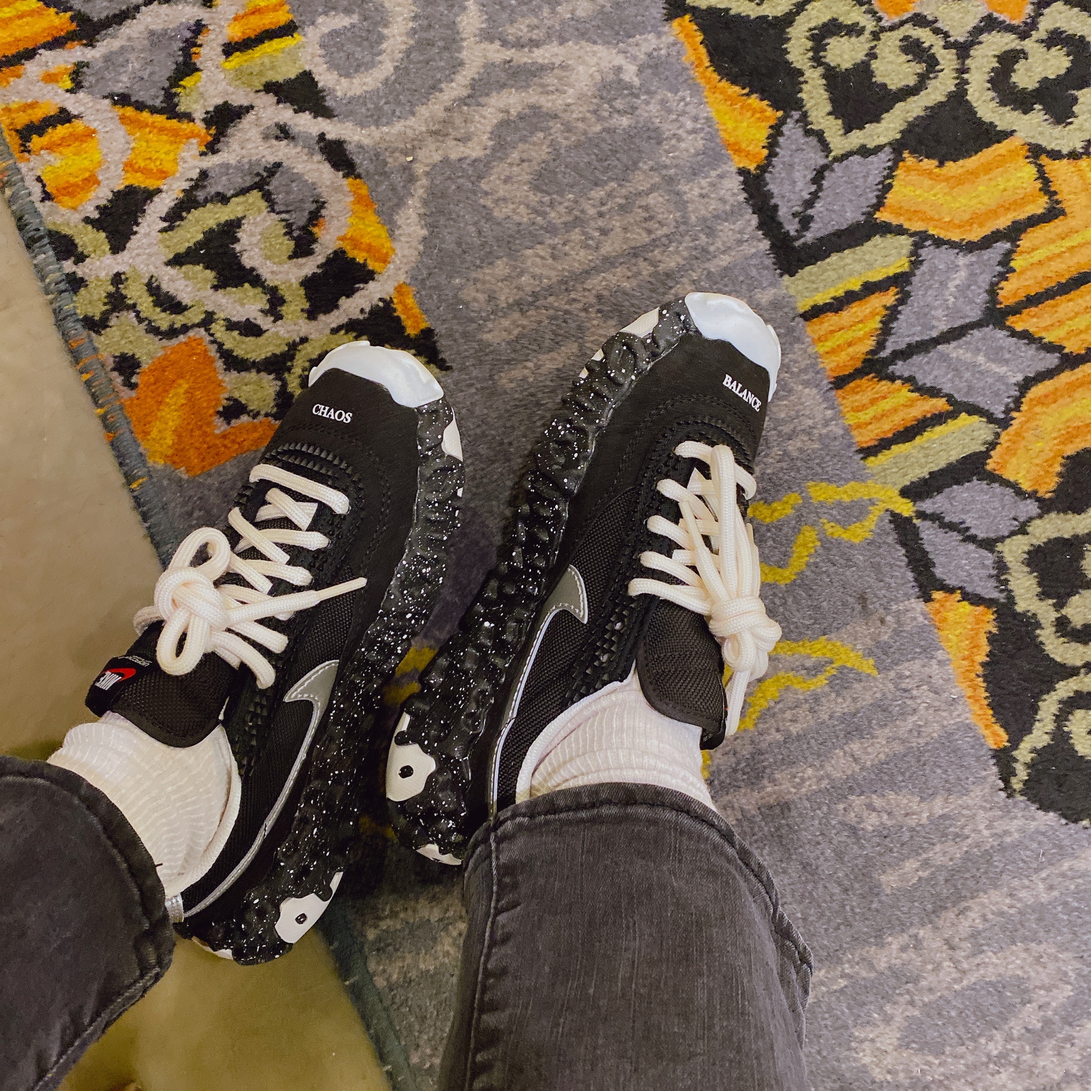 Nike x Undercover Overbreak SP Black 착용 스타일 - 4