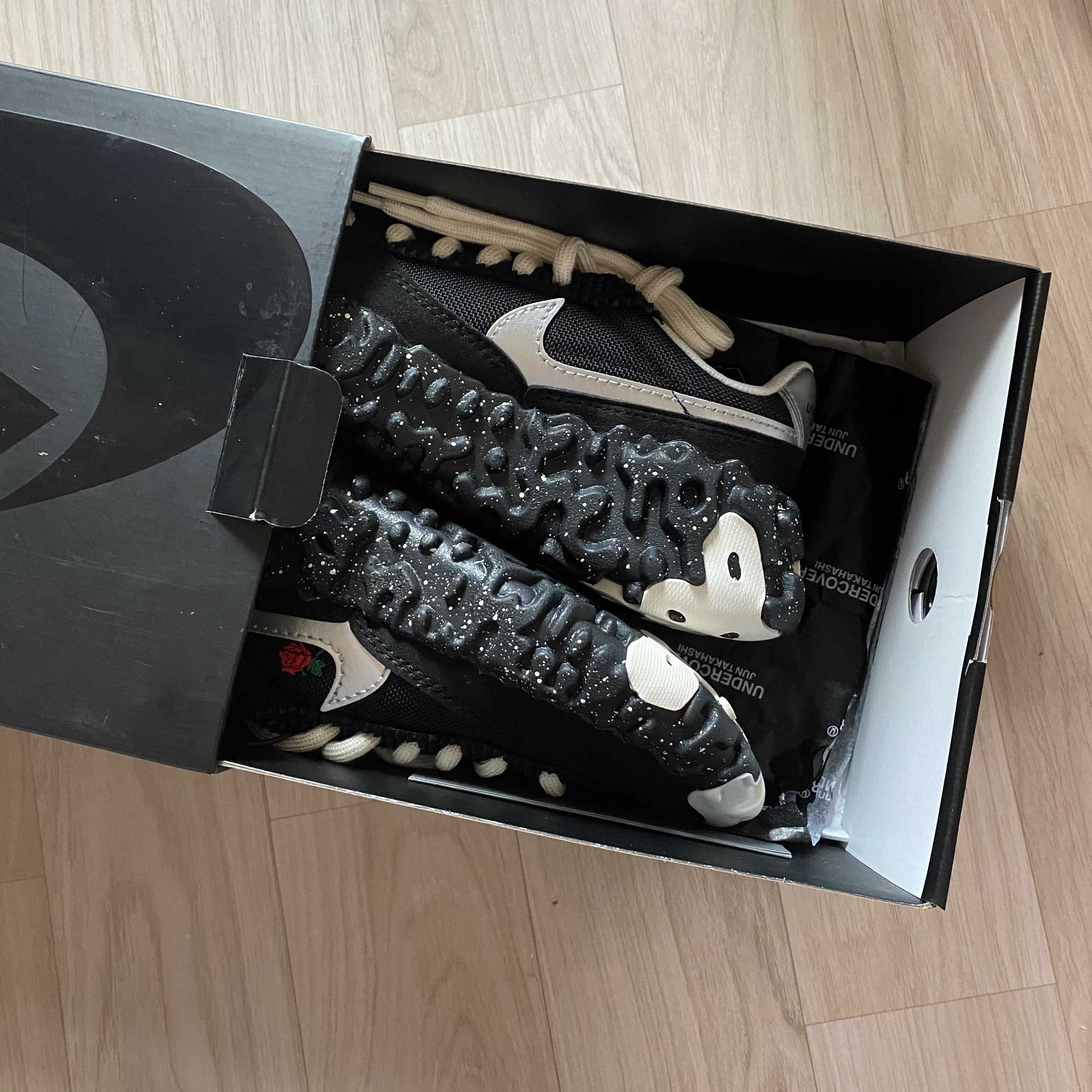 Nike x Undercover Overbreak SP Black 착용 스타일 - 1