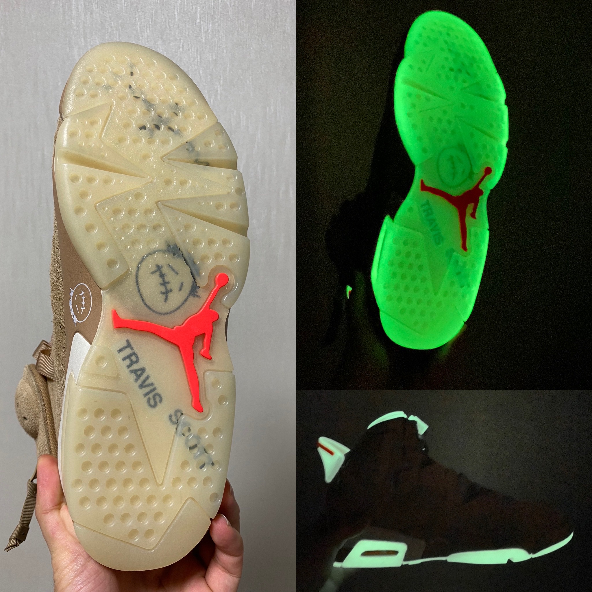 Jordan 6 x Travis Scott Retro SP British Khaki 착용 스타일 - 2