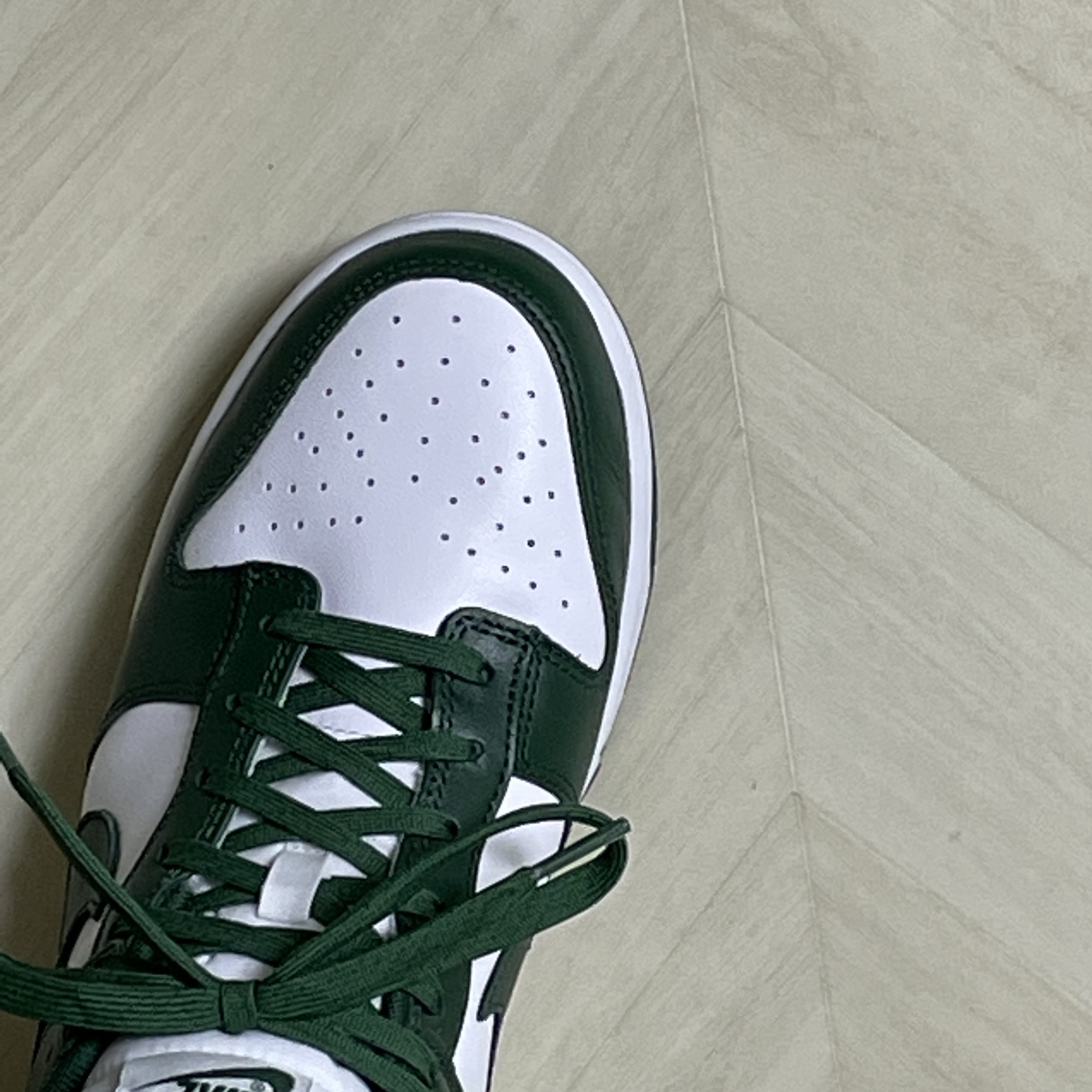Nike Dunk Low Retro Varsity Green 착용 스타일 - 1
