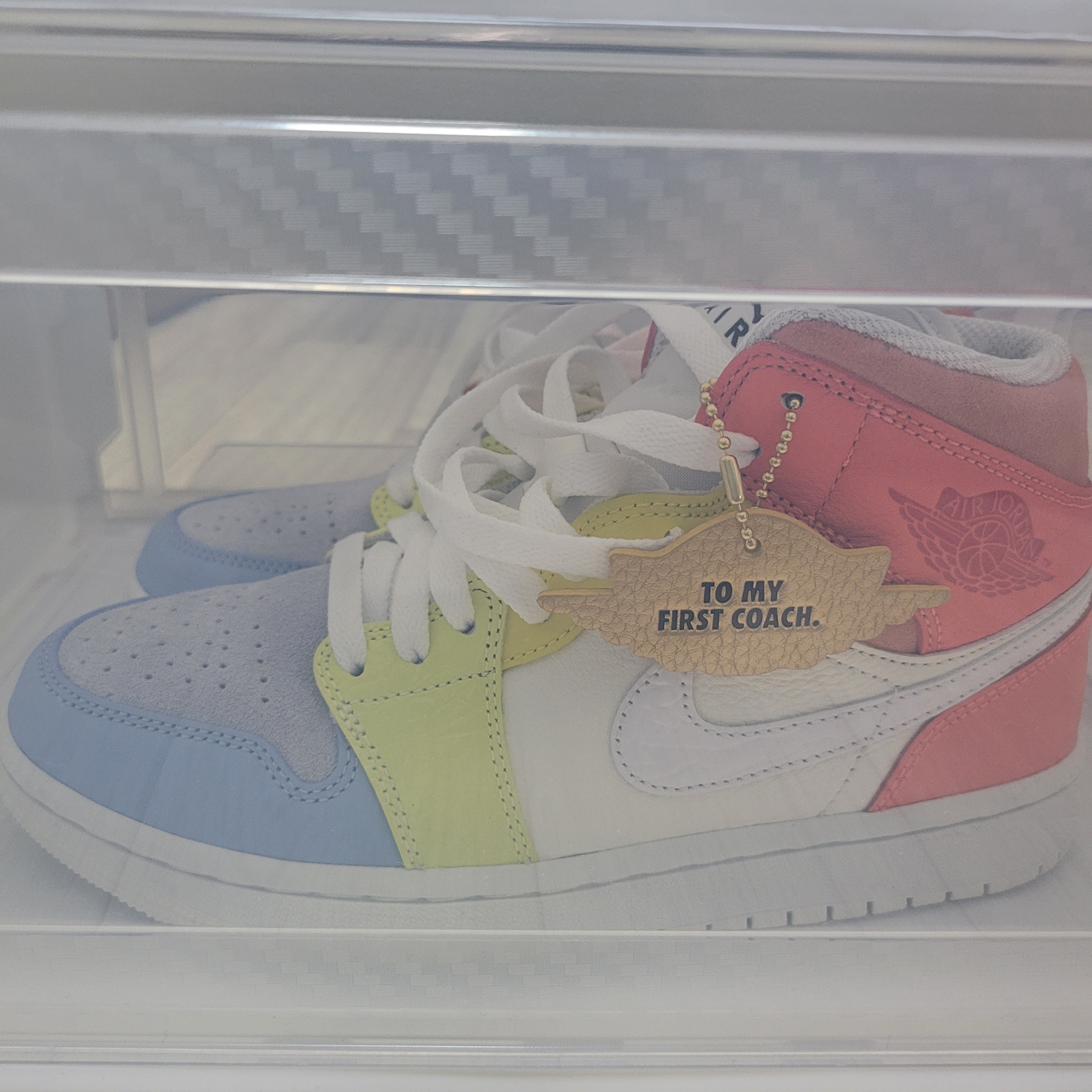 (W) Jordan 1 Mid To My First Coach 착용 스타일 - 1