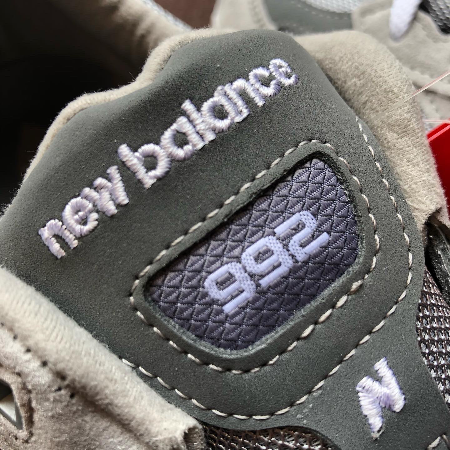 New Balance 992 Made in USA Grey - D Standard 착용 스타일 - 2