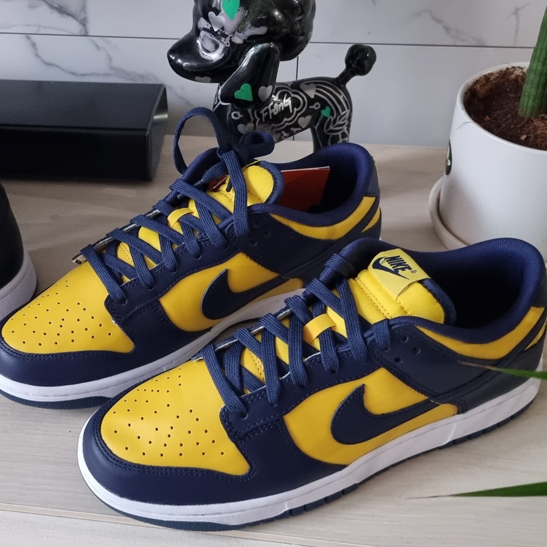 Nike Dunk Low Retro Varsity Maize 착용 스타일 - 1