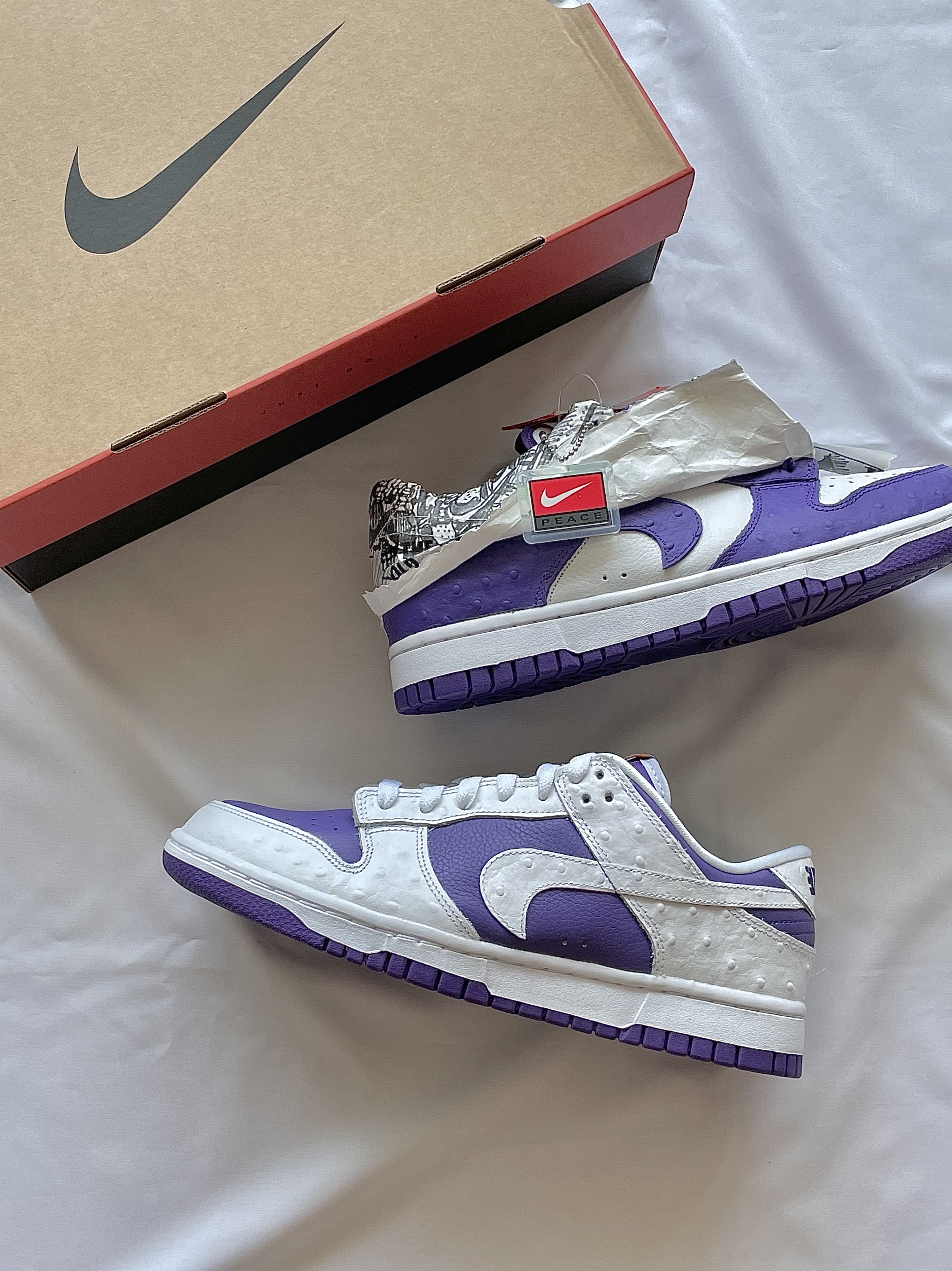 (W) Nike Dunk Low SE Flip 착용 스타일 - 1
