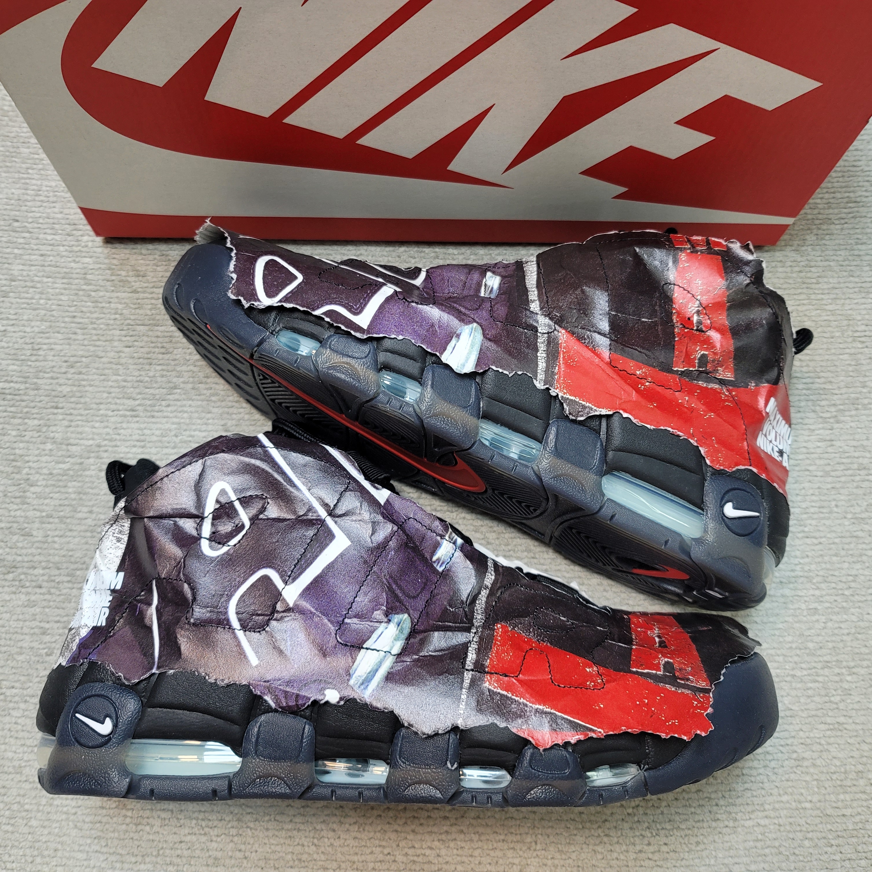 Nike Air More Uptempo 96 Maximum Volume 착용 스타일 - 1