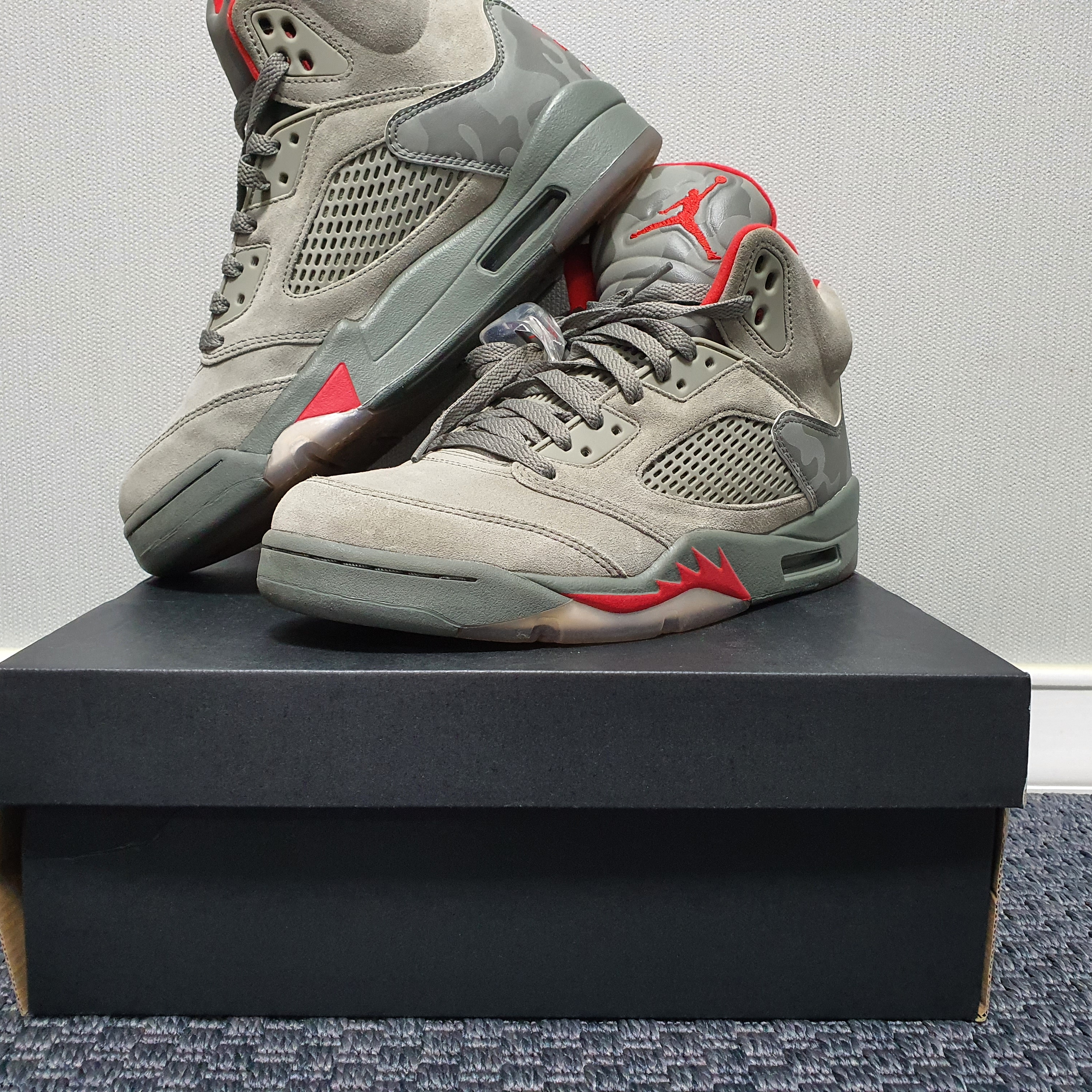 Jordan 5 Retro P51 Camo 착용 스타일