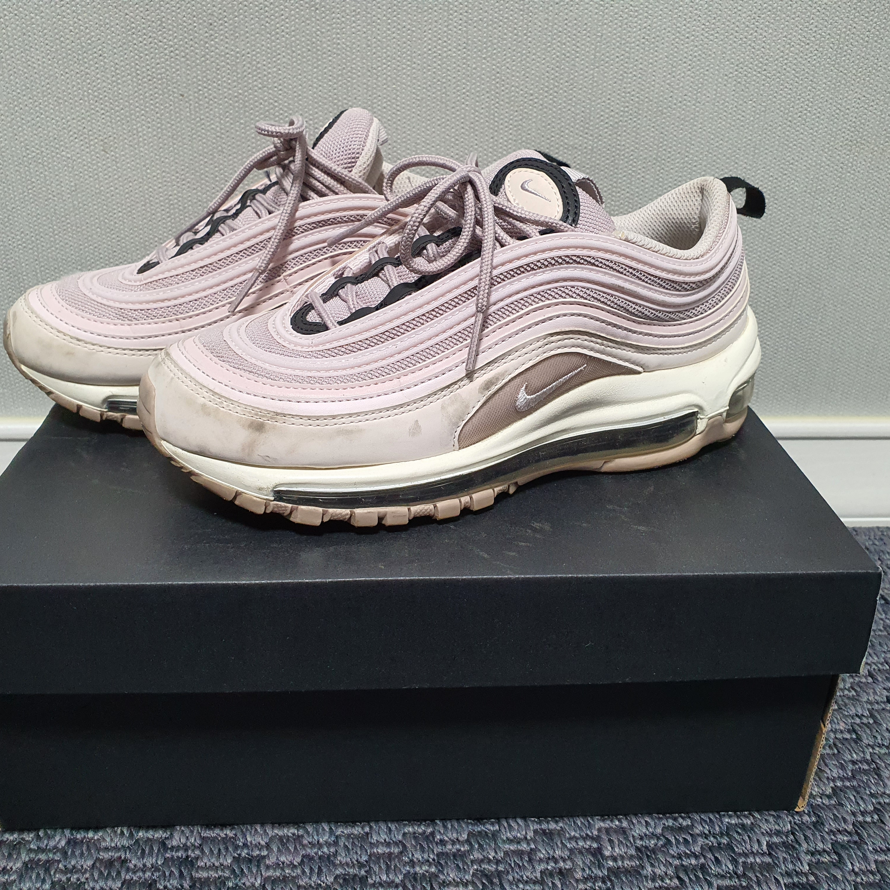 (W) Nike Air Max 97 Pale Pink 착용 스타일