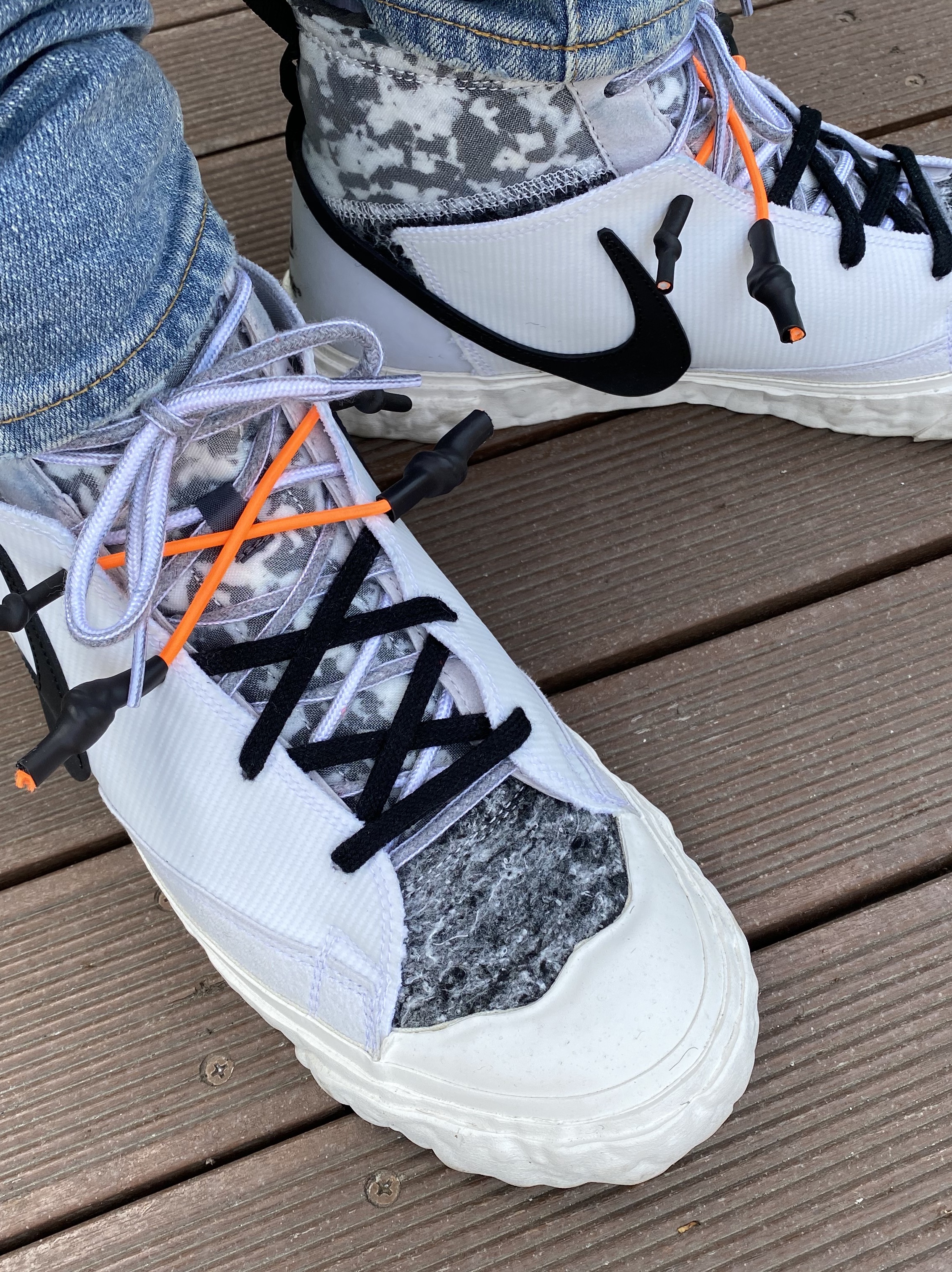 Nike x Readymade Blazer Mid White 착용 스타일 - 4