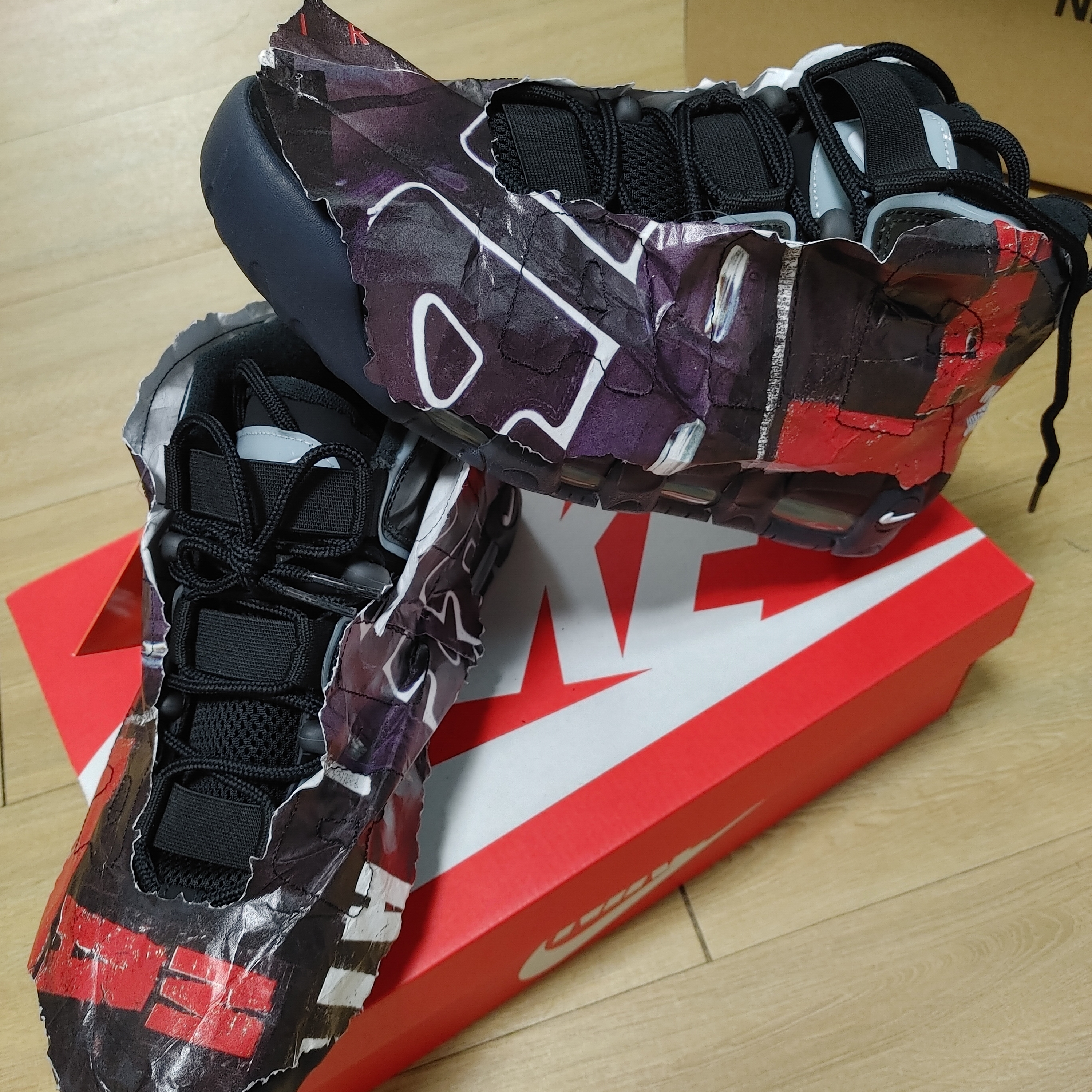 Nike Air More Uptempo 96 Maximum Volume 착용 스타일 - 3