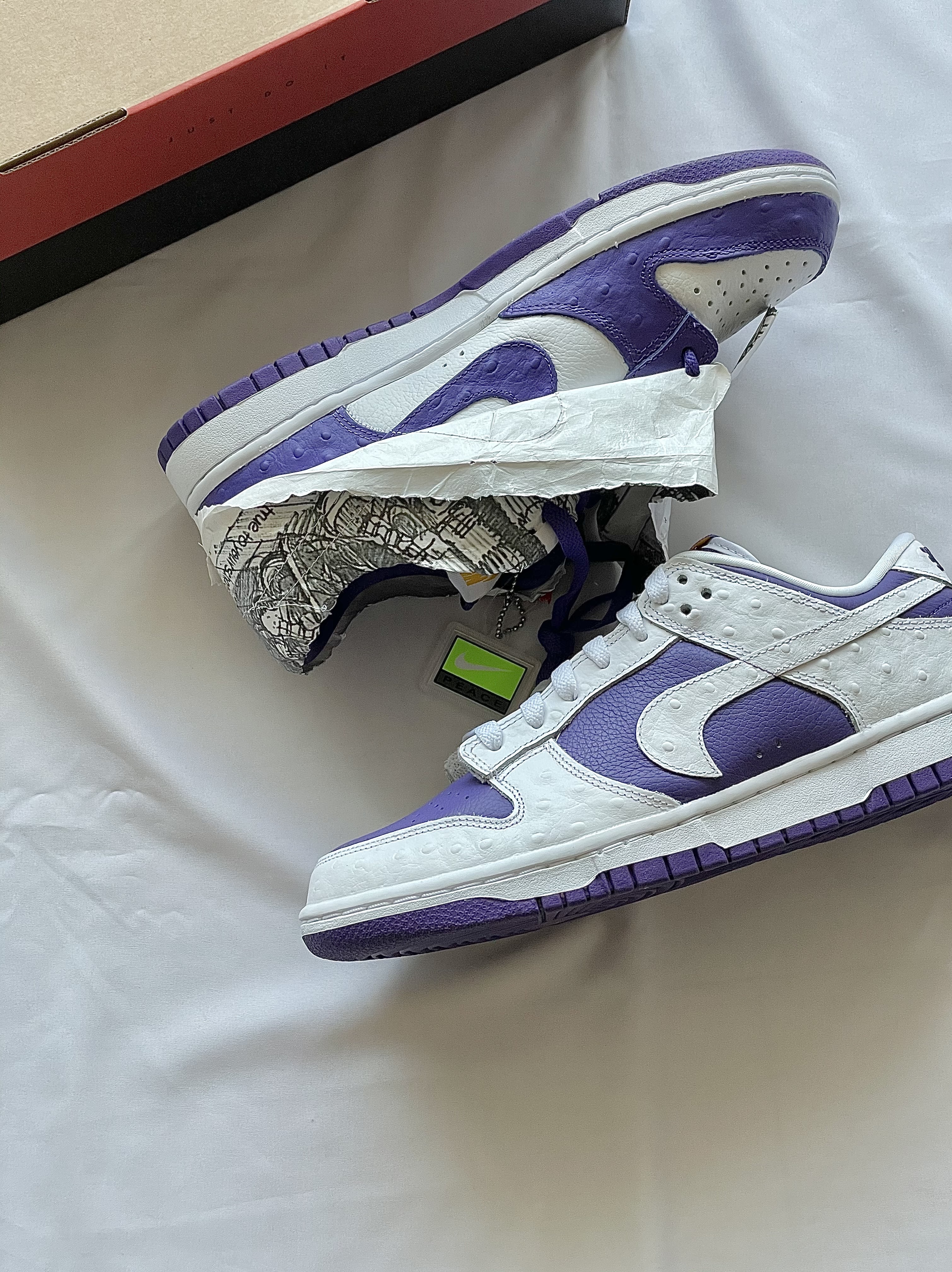 (W) Nike Dunk Low SE Flip 착용 스타일 - 2