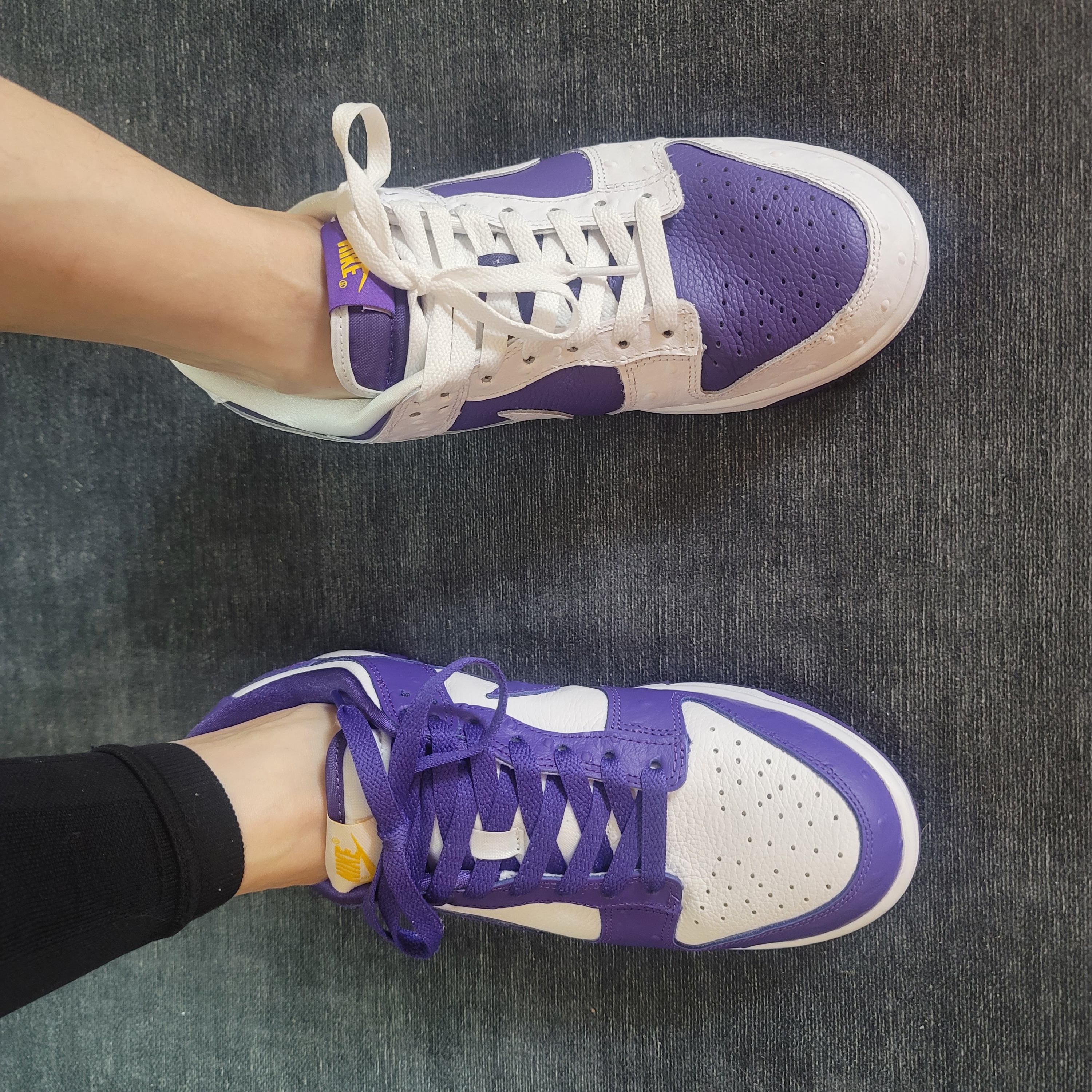 (W) Nike Dunk Low SE Flip 착용 스타일 - 4