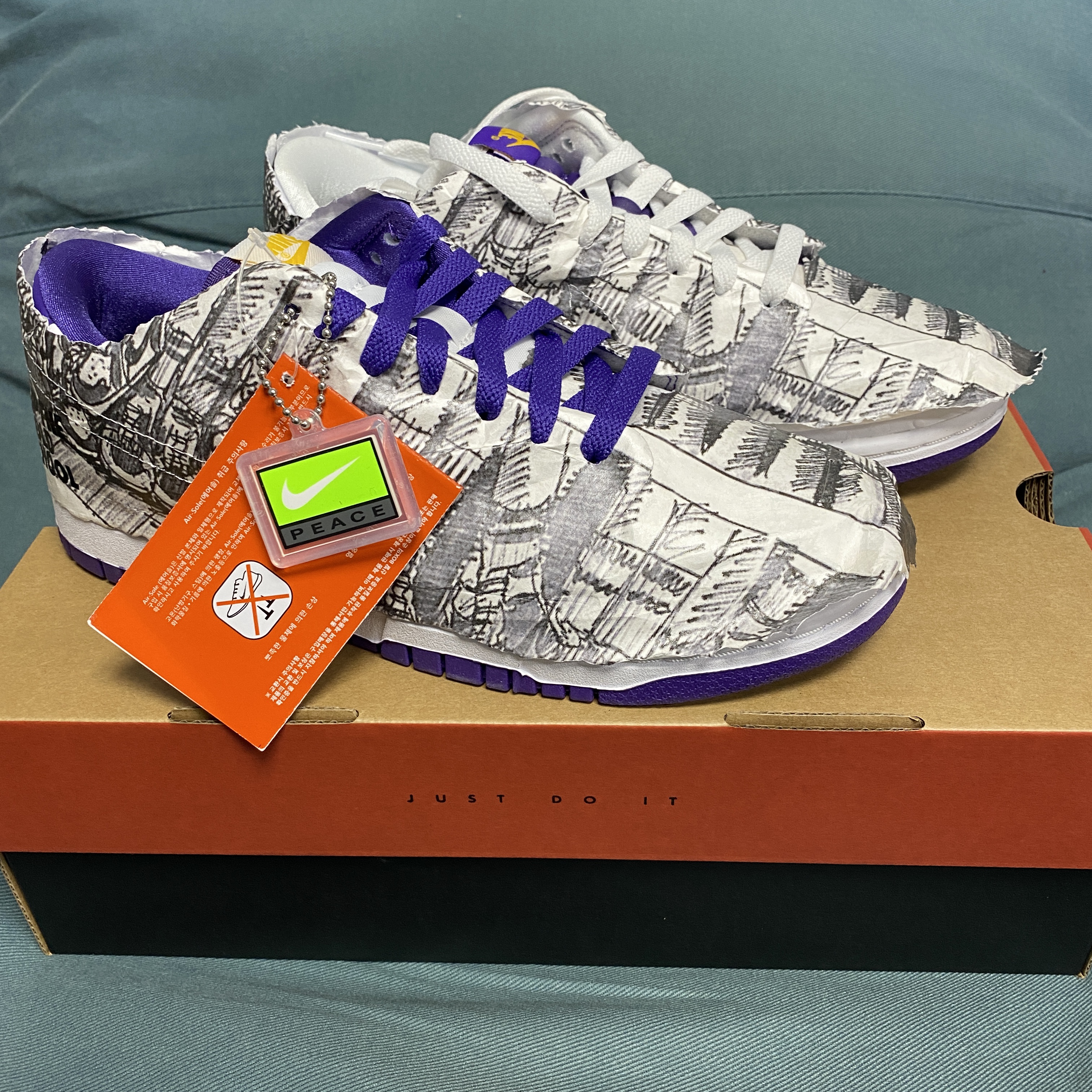 (W) Nike Dunk Low SE Flip 착용 스타일