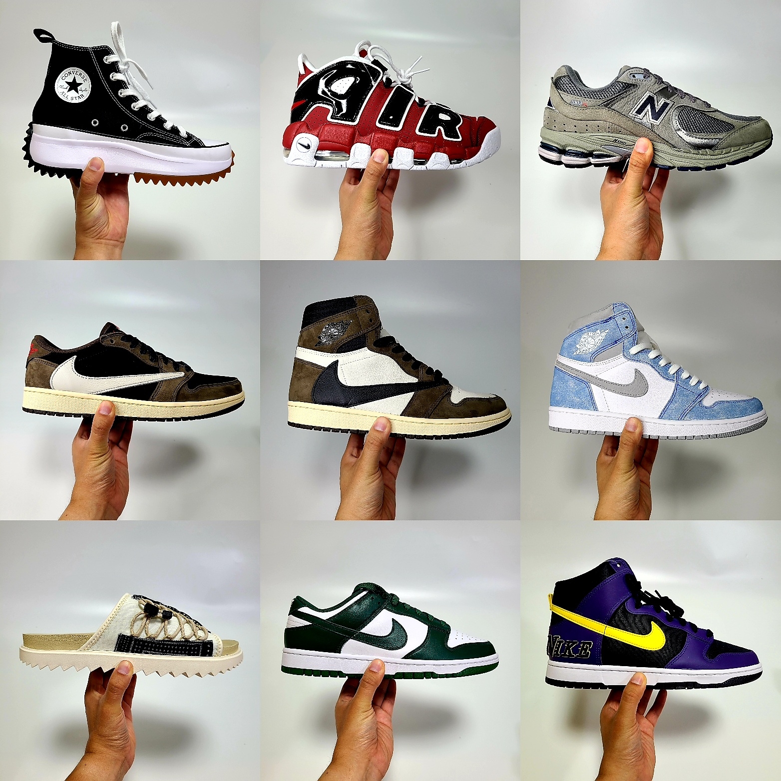 Converse Run Star Hike Hi Black White Gum, Nike Air More Uptempo 96 Bulls 2021 착용 스타일