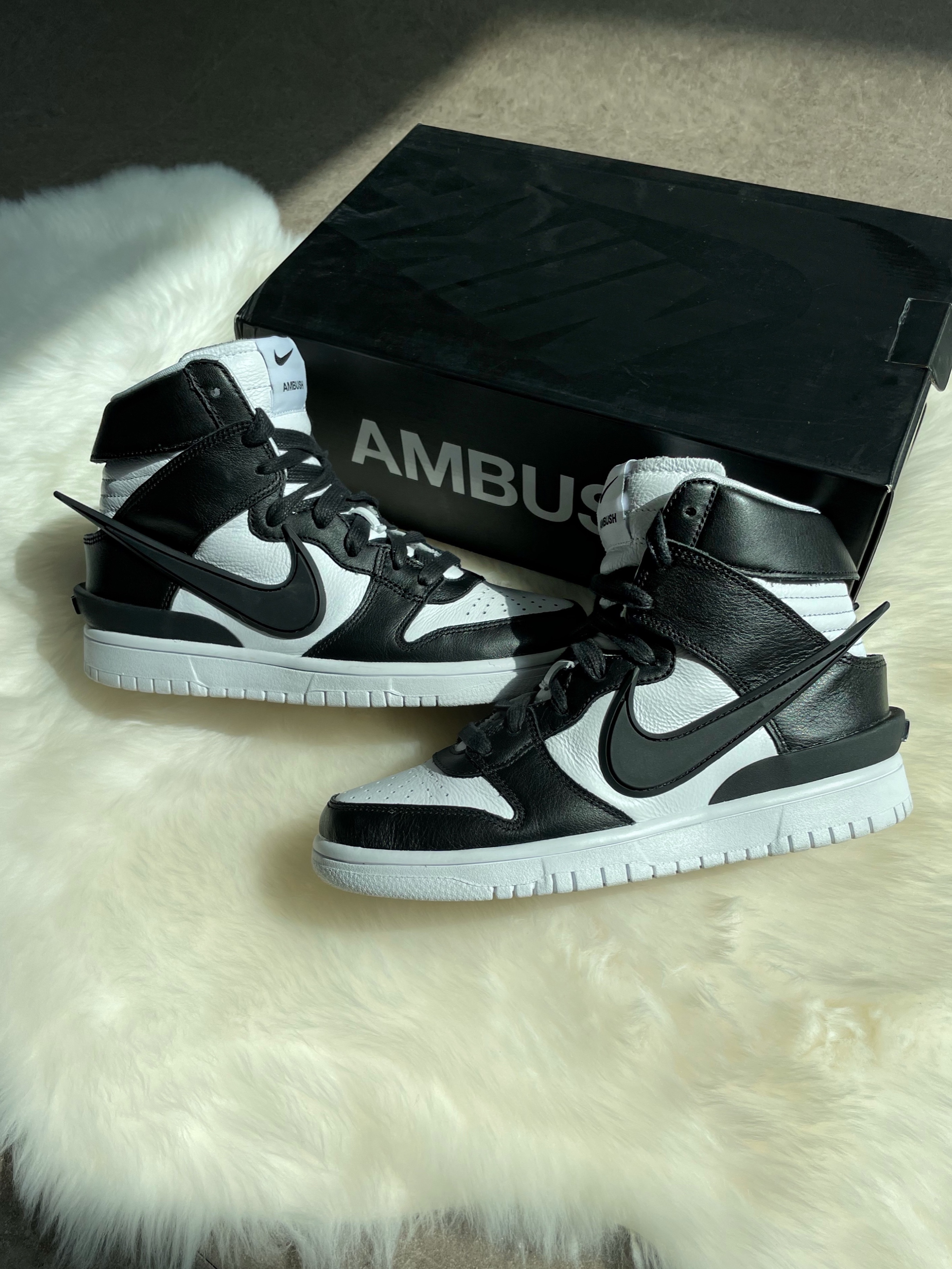 Nike x Ambush Dunk High Black 착용 스타일