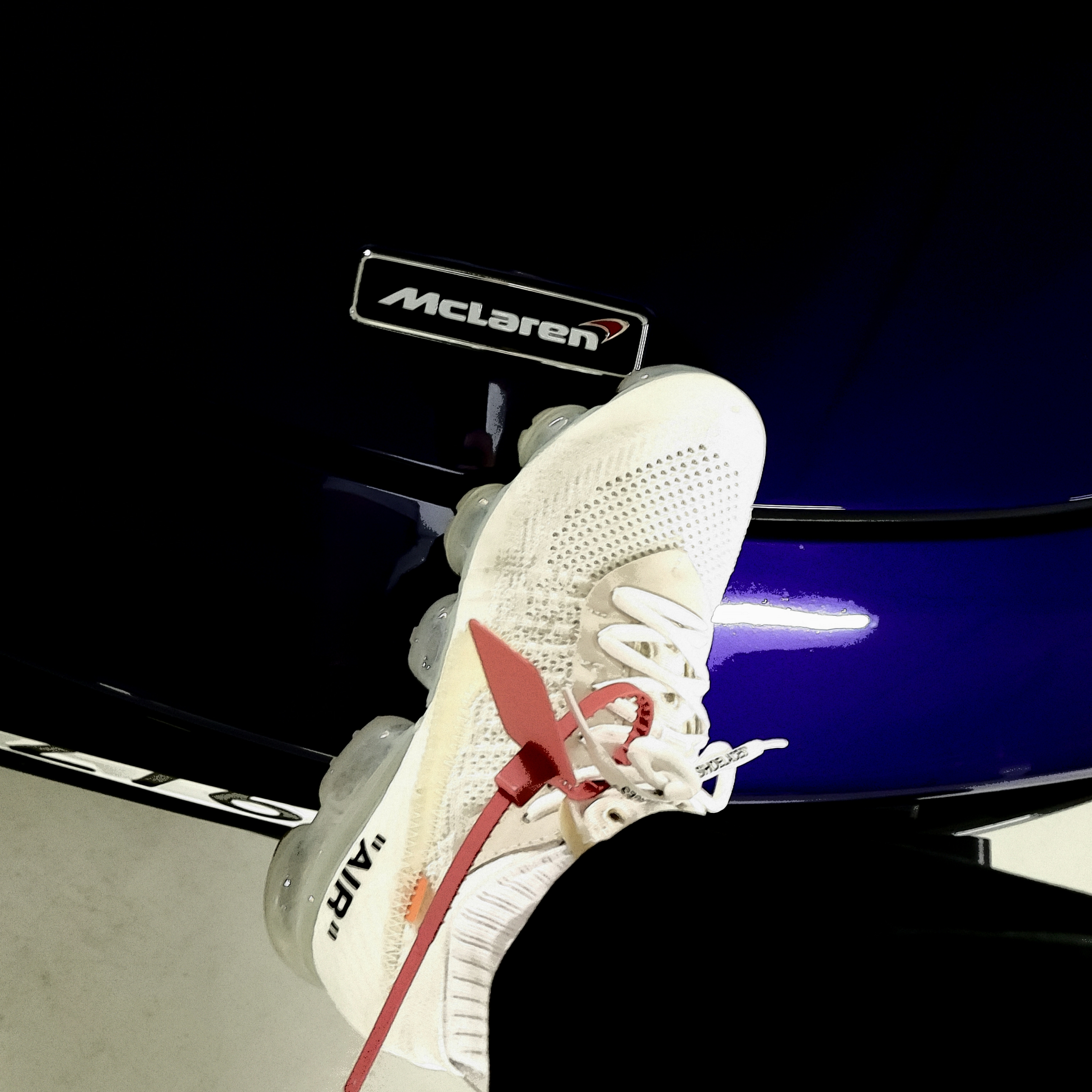Nike x Off-White Air VaporMax V2 White 착용 스타일 - 2