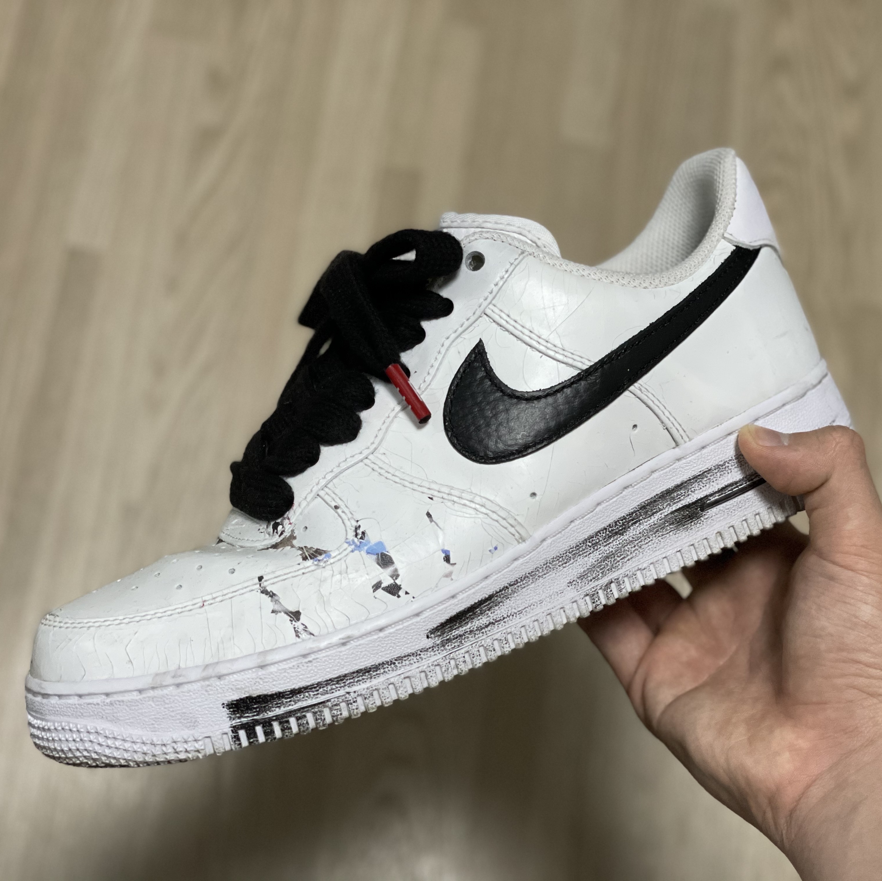 Nike x Peaceminusone Air Force 1 Low Para-Noise 2.0 착용 스타일