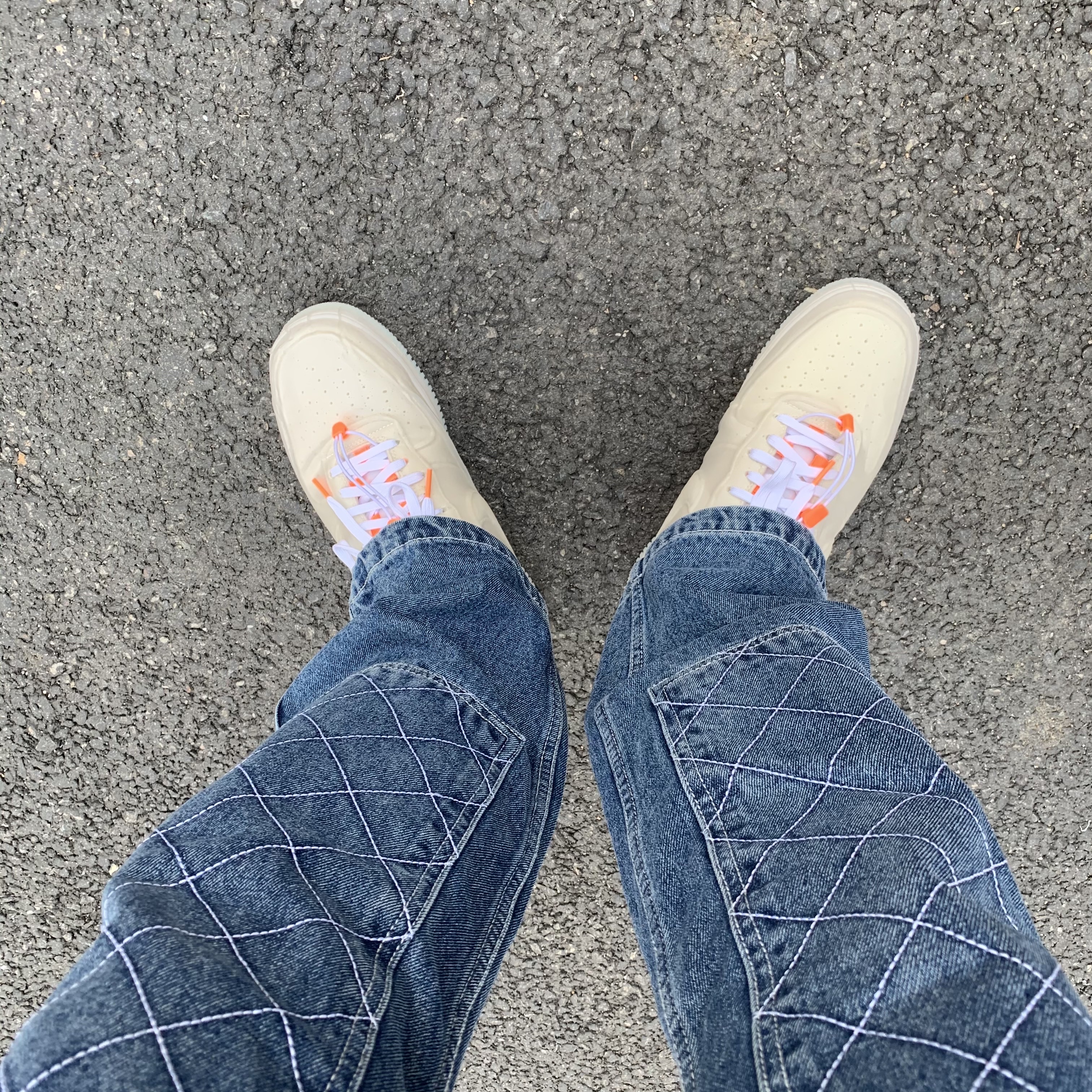 Nike Air Force 1 Experimental Sail 착용 스타일 - 1