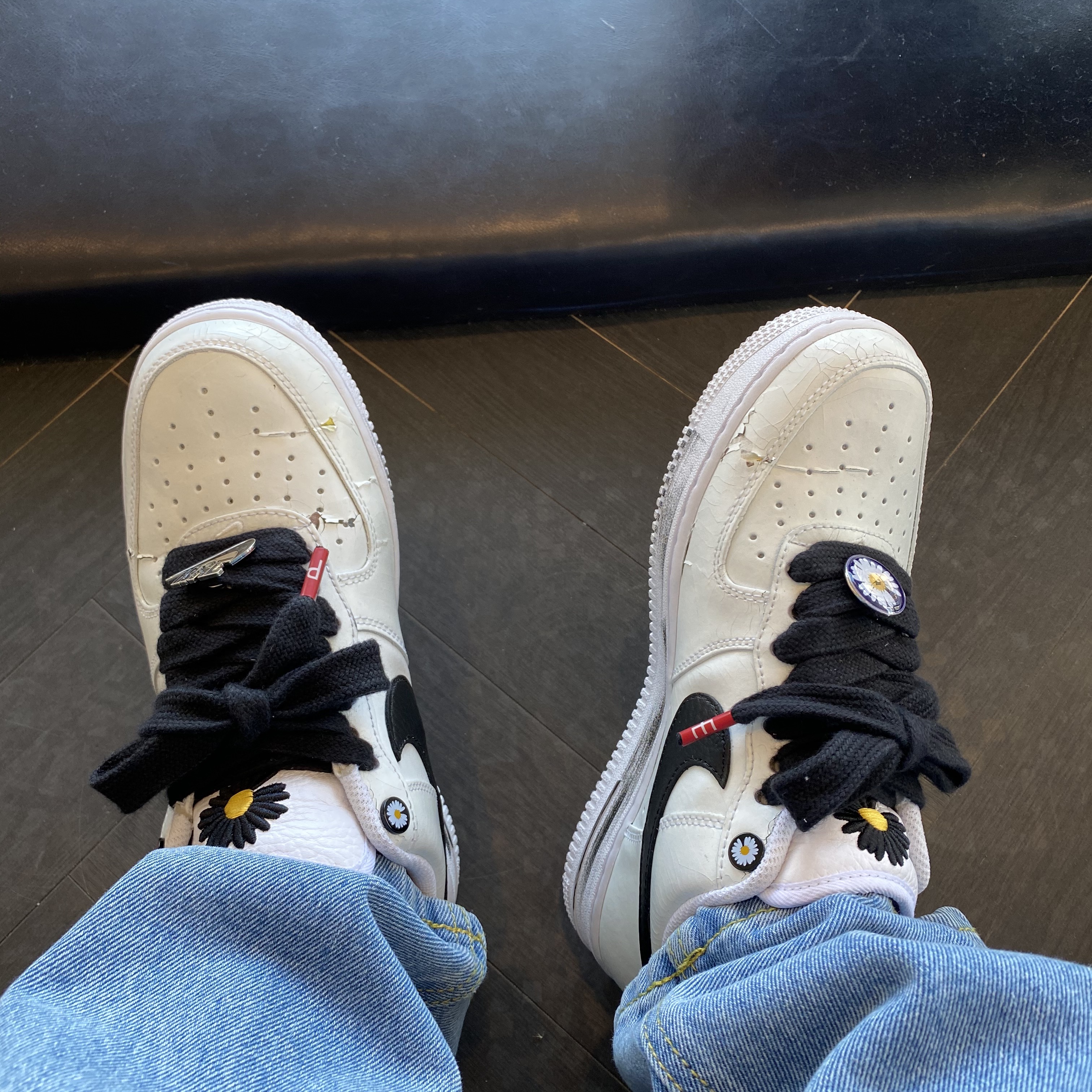 Nike x Peaceminusone Air Force 1 Low Para-Noise 2.0 착용 스타일