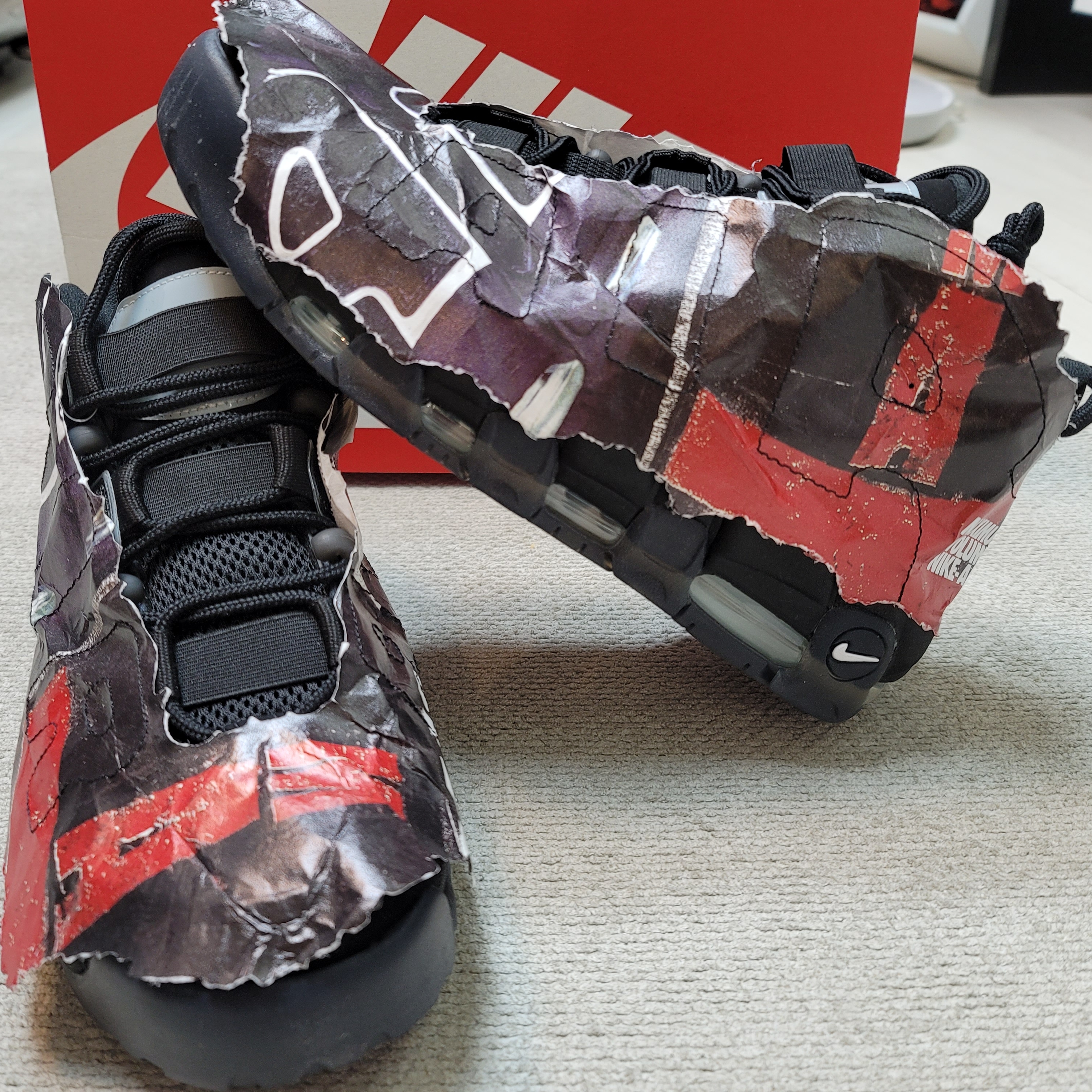 Nike Air More Uptempo 96 Maximum Volume 착용 스타일 - 2