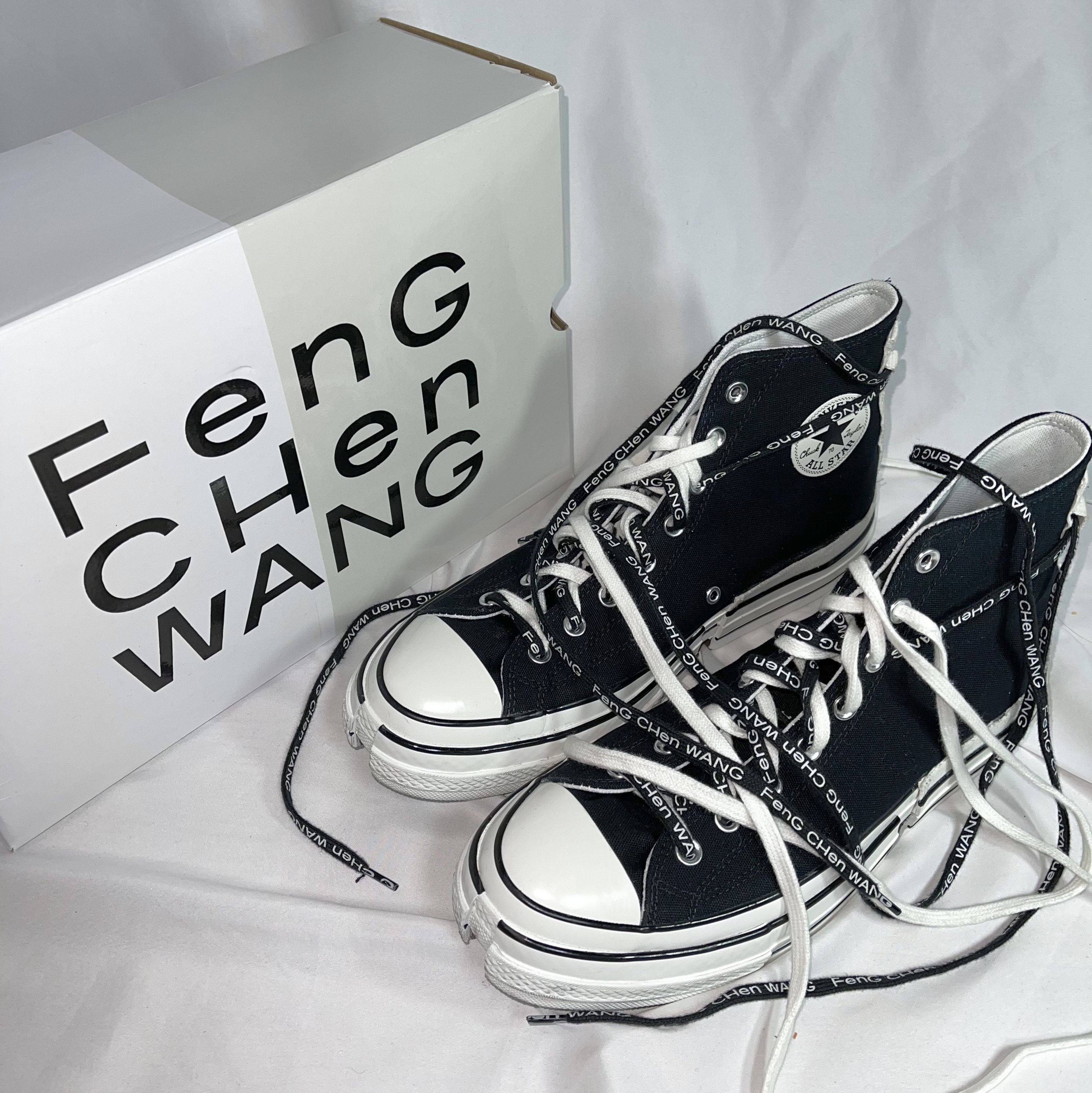 Converse x Feng Chen Wang Chuck 70 2-in-1 Natural Ivory Black 착용 스타일 - 1