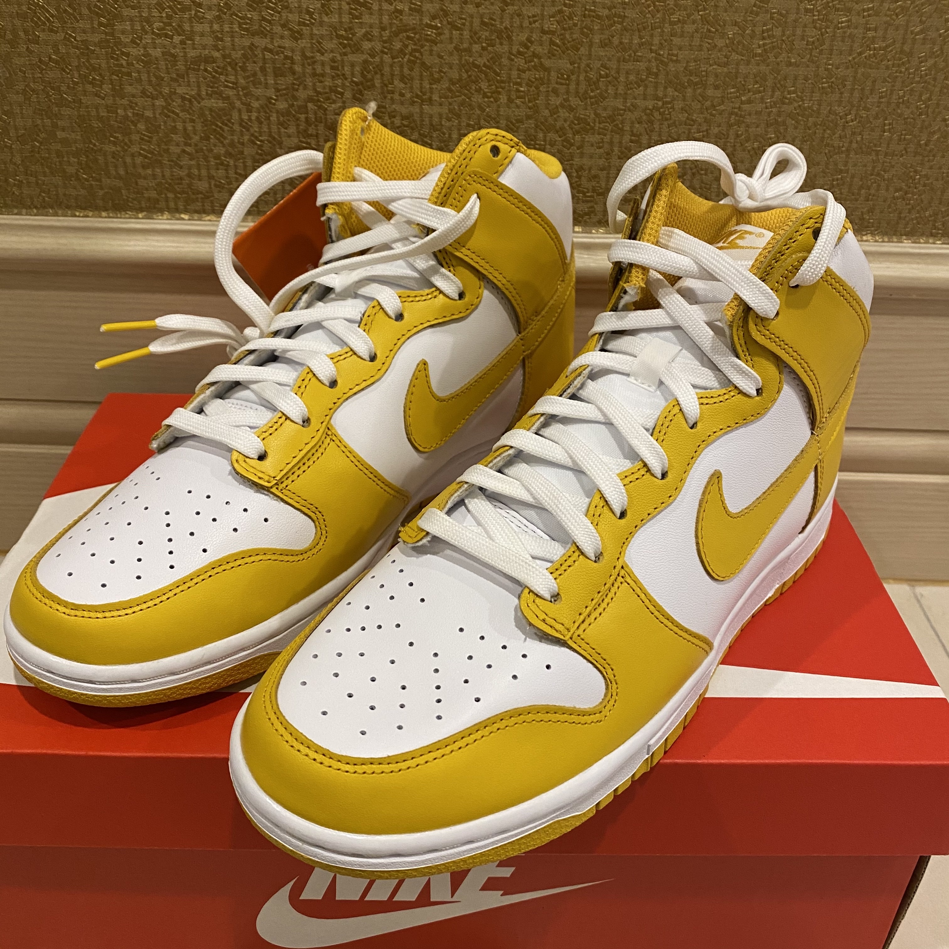 (W) Nike Dunk High Dark Sulfur 착용 스타일