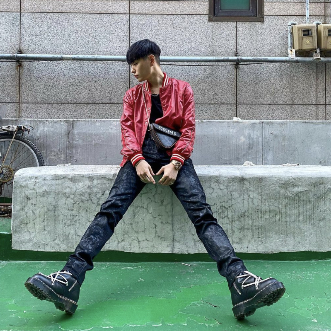 Dr. Martens x Rick Owens 1460 Bex Leather Lace Up Boots 착용 스타일 - 2