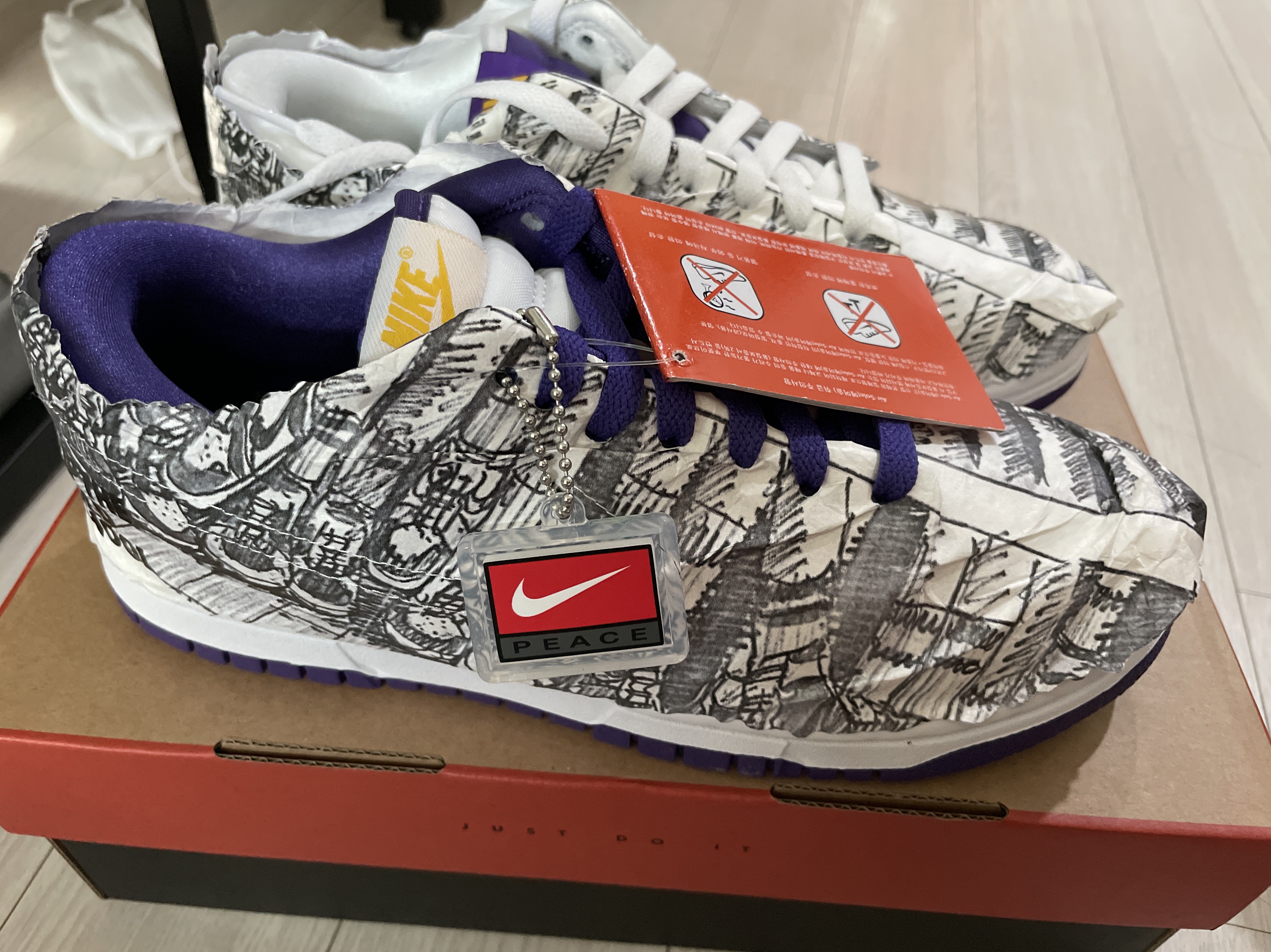 (W) Nike Dunk Low SE Flip 착용 스타일