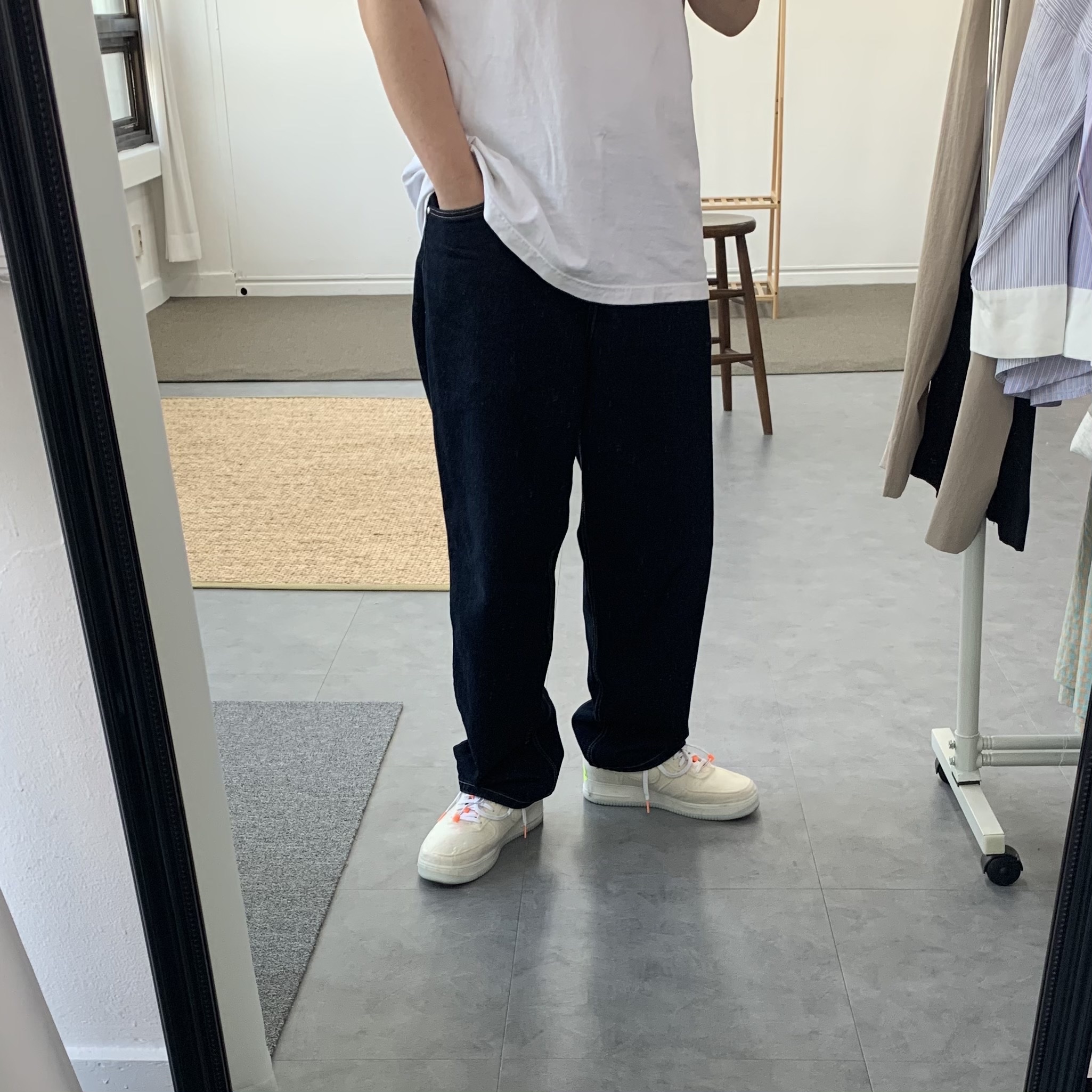 Nike Air Force 1 Experimental Sail 착용 스타일 - 1