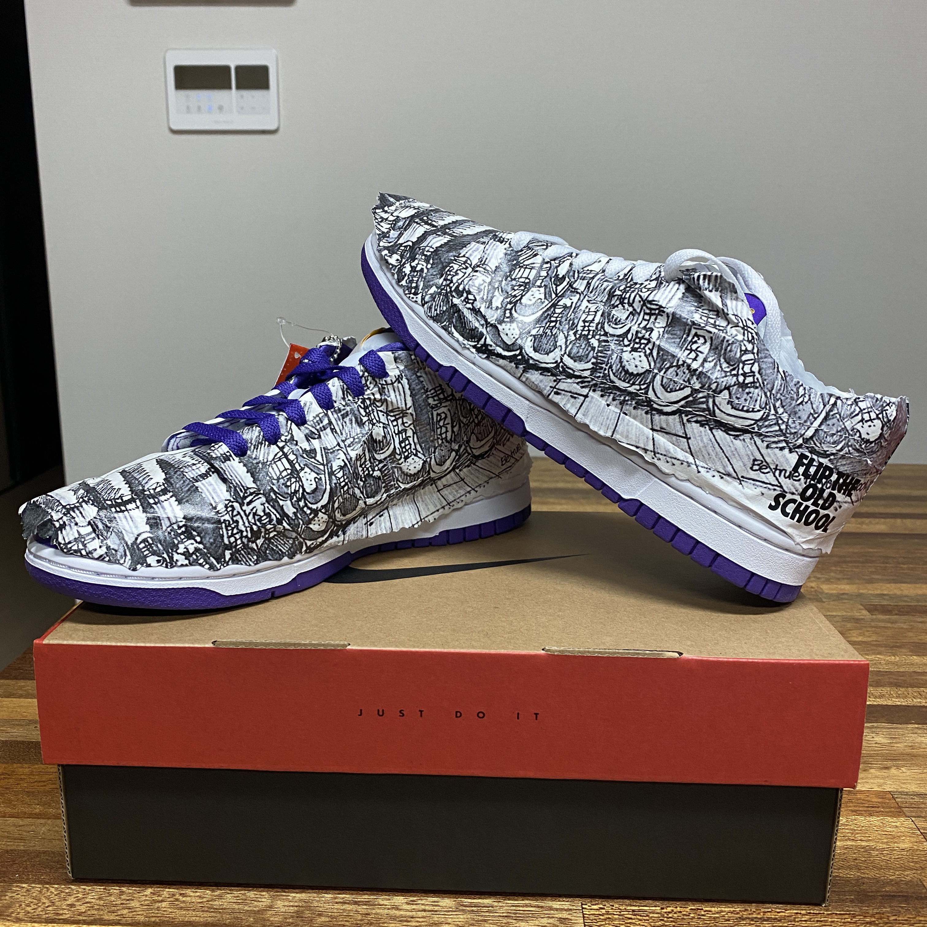 (W) Nike Dunk Low SE Flip 착용 스타일 - 2