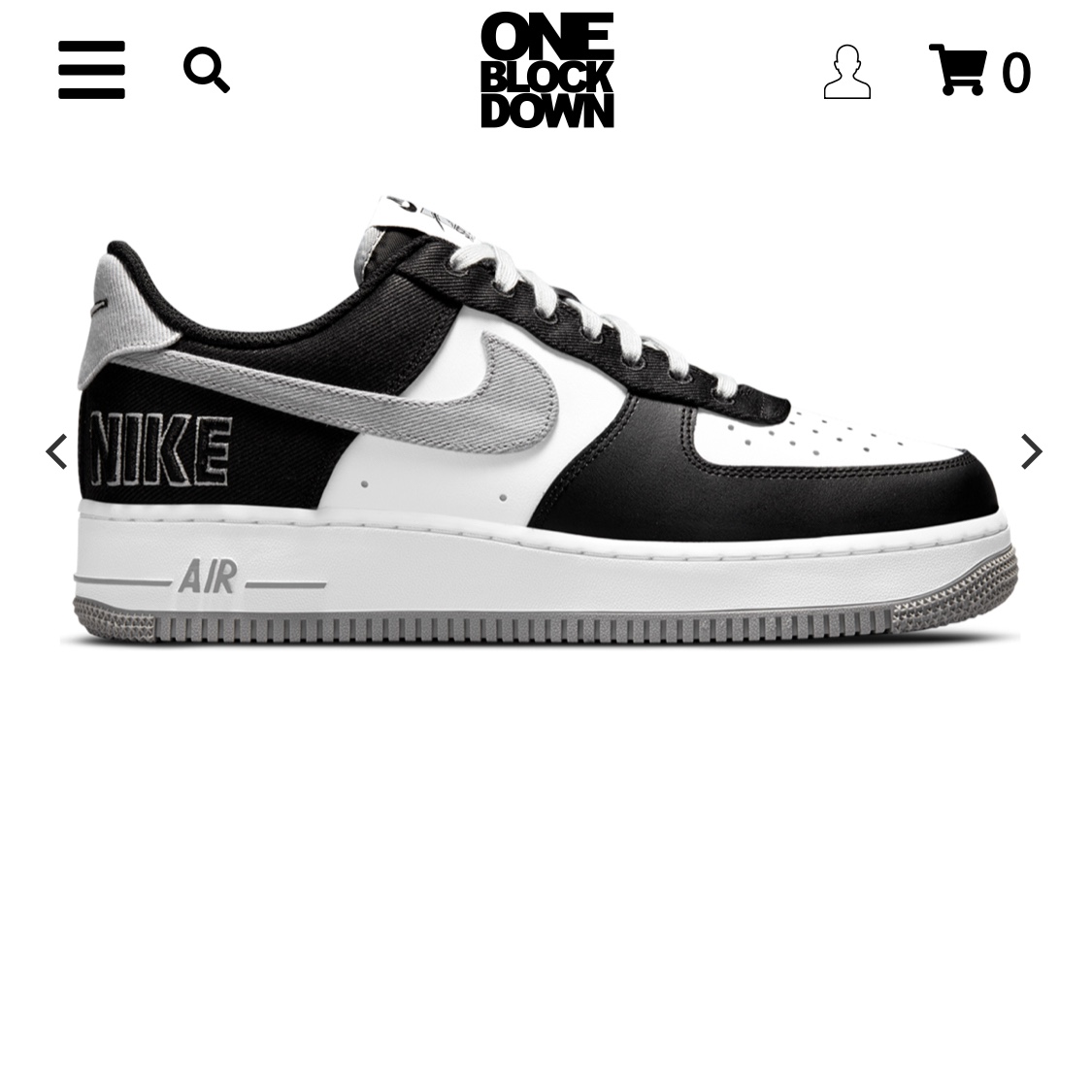 Nike Air Force 1 '07 LV8 EMB Black Silver 착용 스타일 - 1