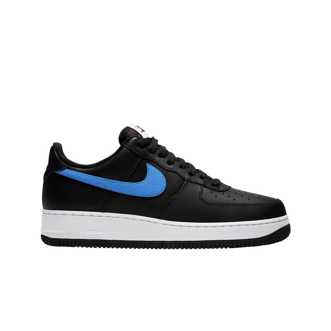 나이키 에어포스 1 '07 미스매치 스우시 블랙(Nike Air Force 1 '07 Mismatch Swooshes Black) - 1